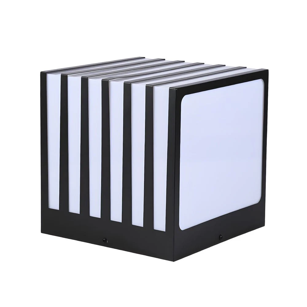Lulu Square Column Outdoor Fence Post Light - Image 6