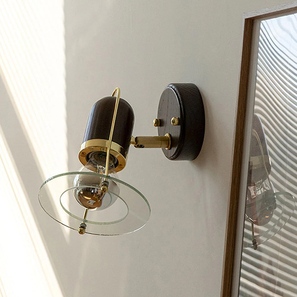 Lumace Wood Retro Wall Light - Image 2