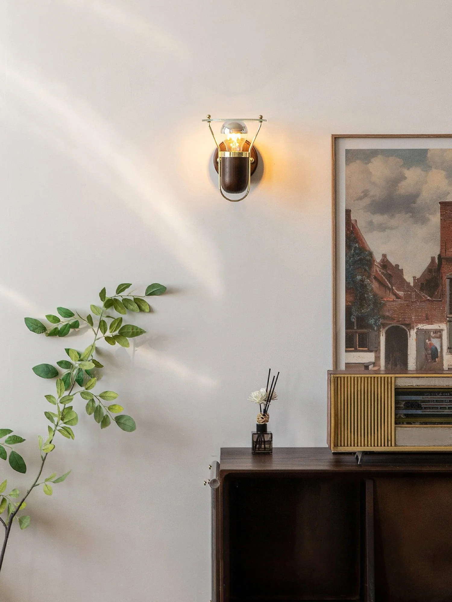 Lumace Wood Retro Wall Light - Image 6