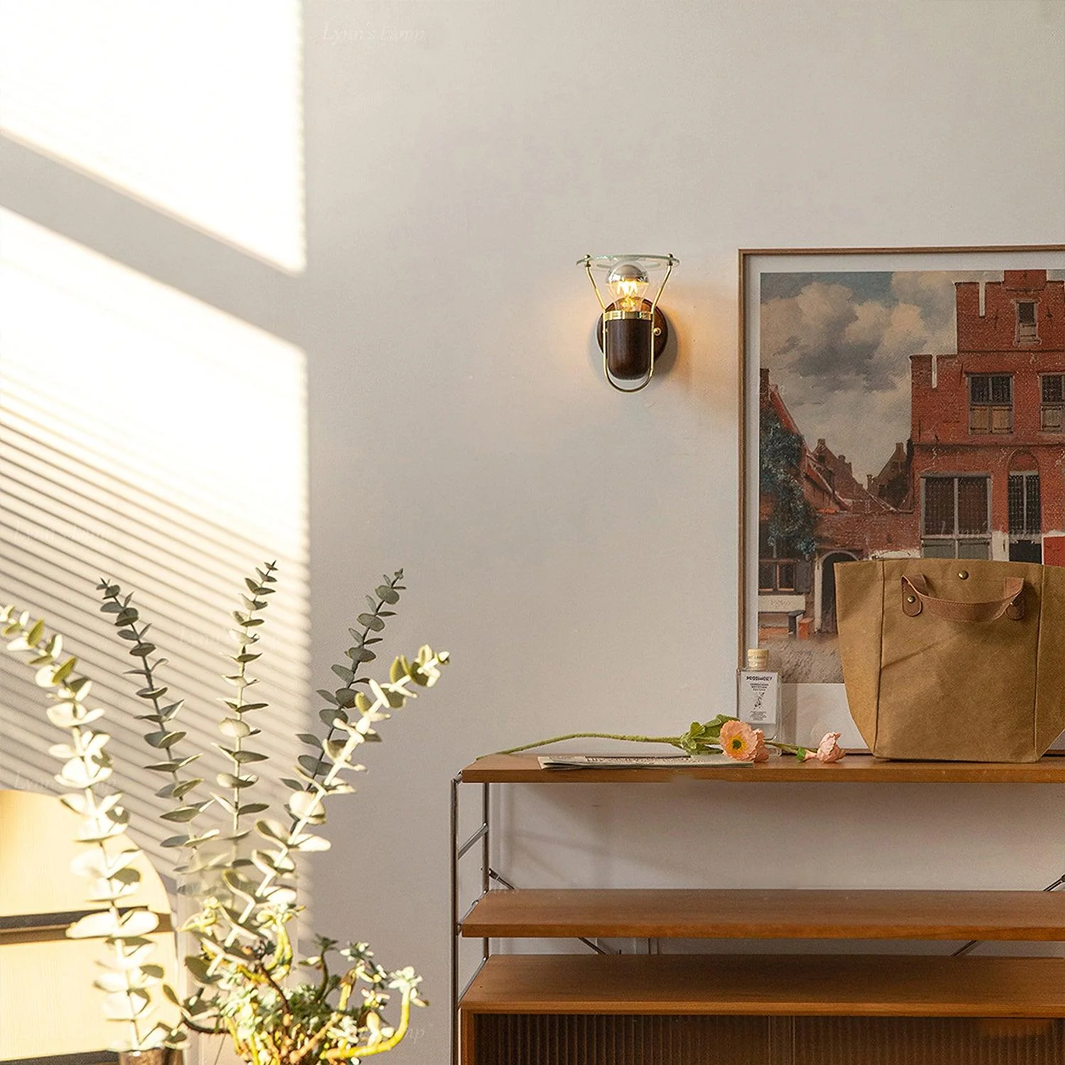 Lumace Wood Retro Wall Light - Image 7