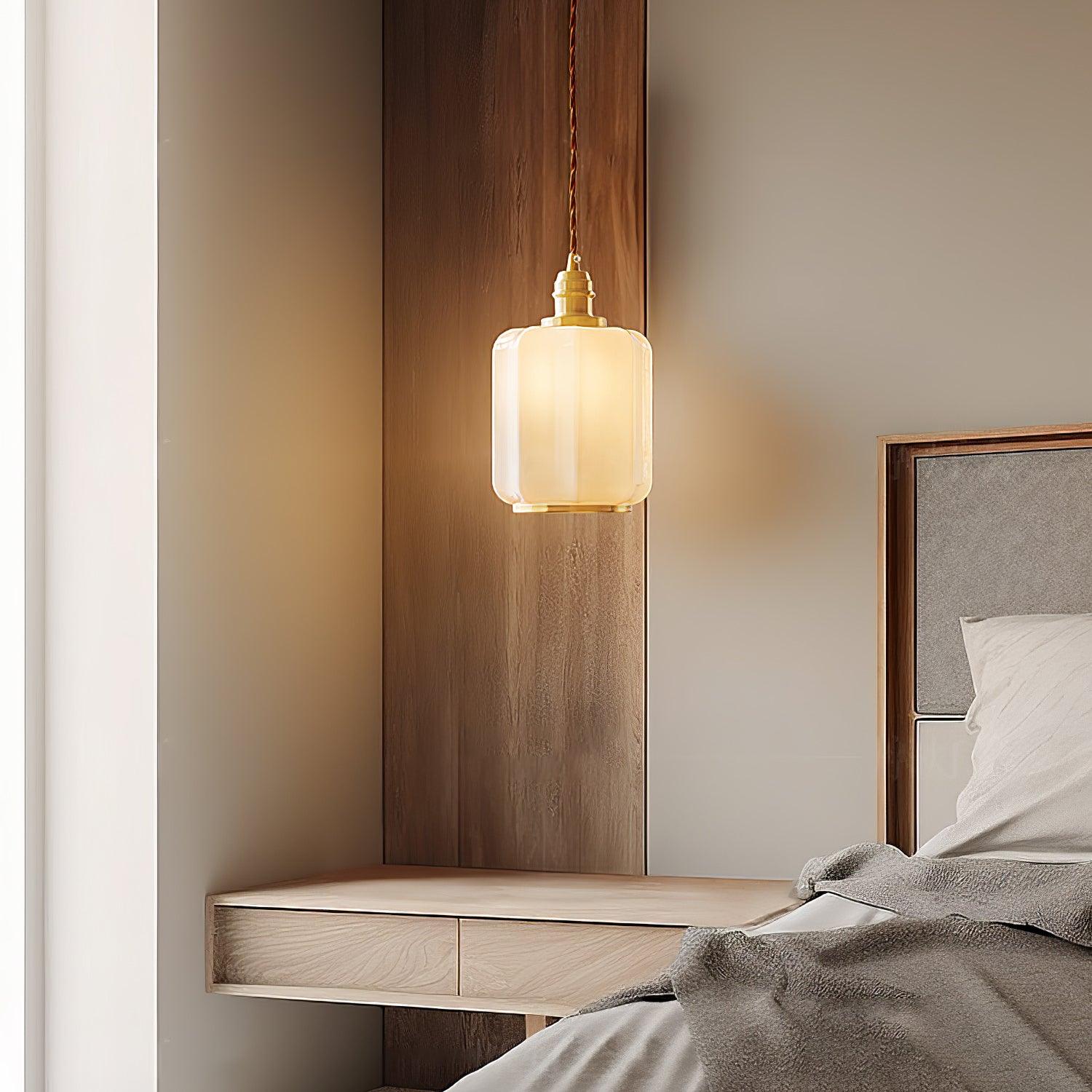 Lume Brass Vintage Pendant Light - Image 13