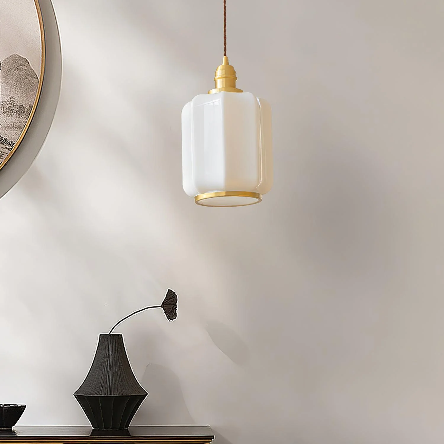 Lume Brass Vintage Pendant Light - Image 21