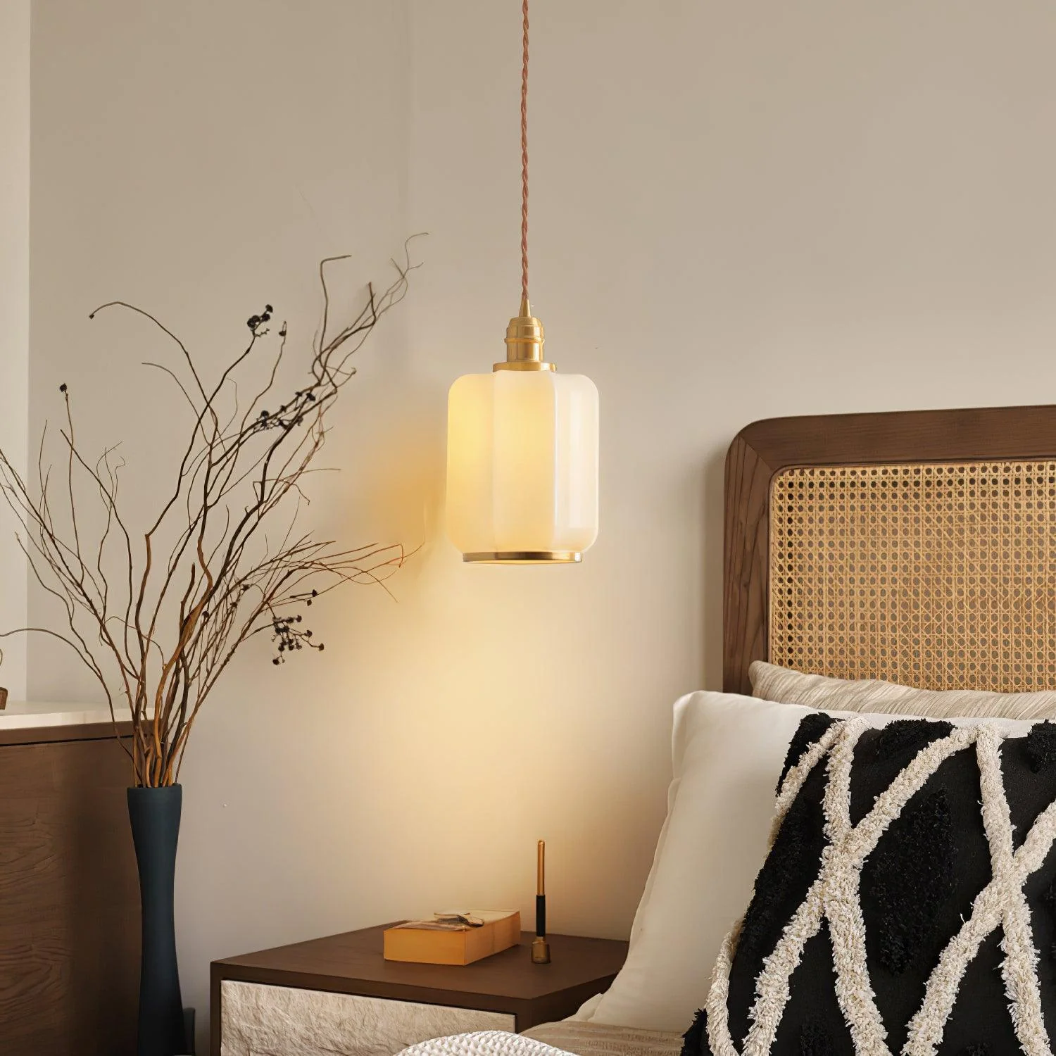 Lume Brass Vintage Pendant Light - Image 4