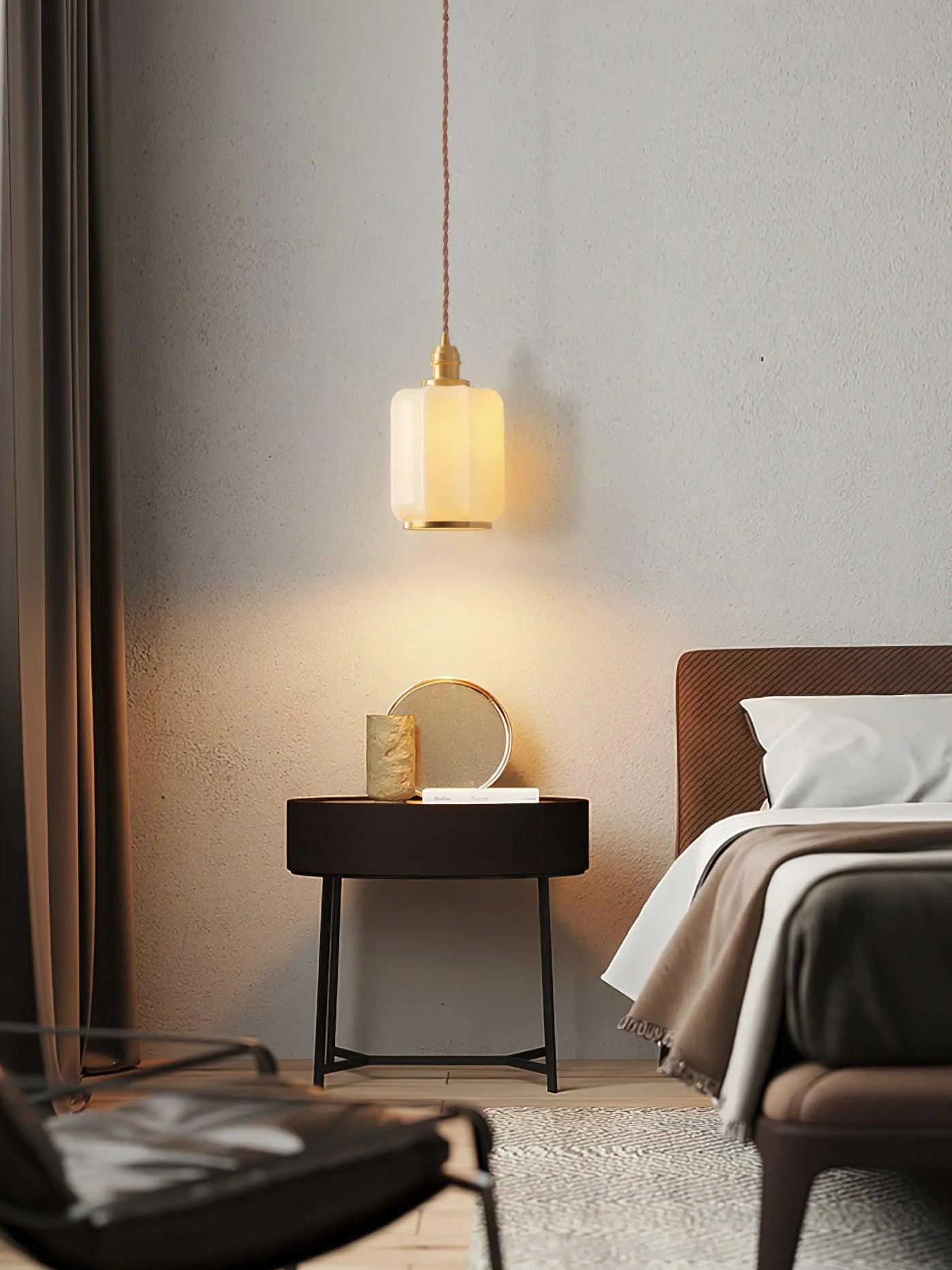 Lume Brass Vintage Pendant Light - Image 5