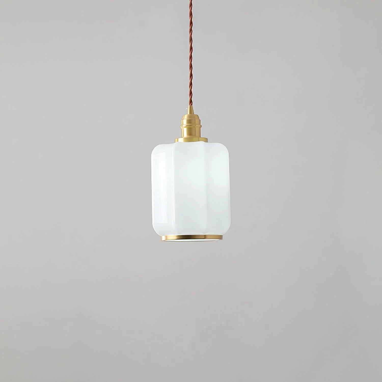 Lume Brass Vintage Pendant Light - Image 7