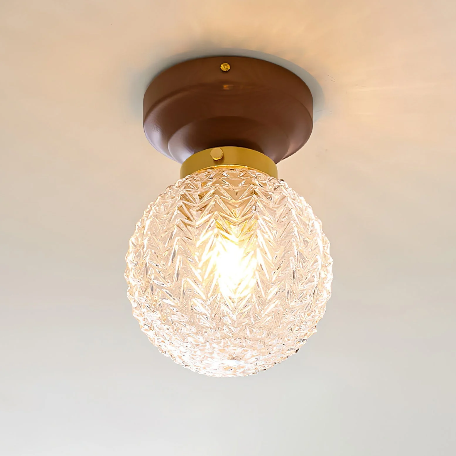 Lumidora Modern Glass Ceiling Light - Image 14