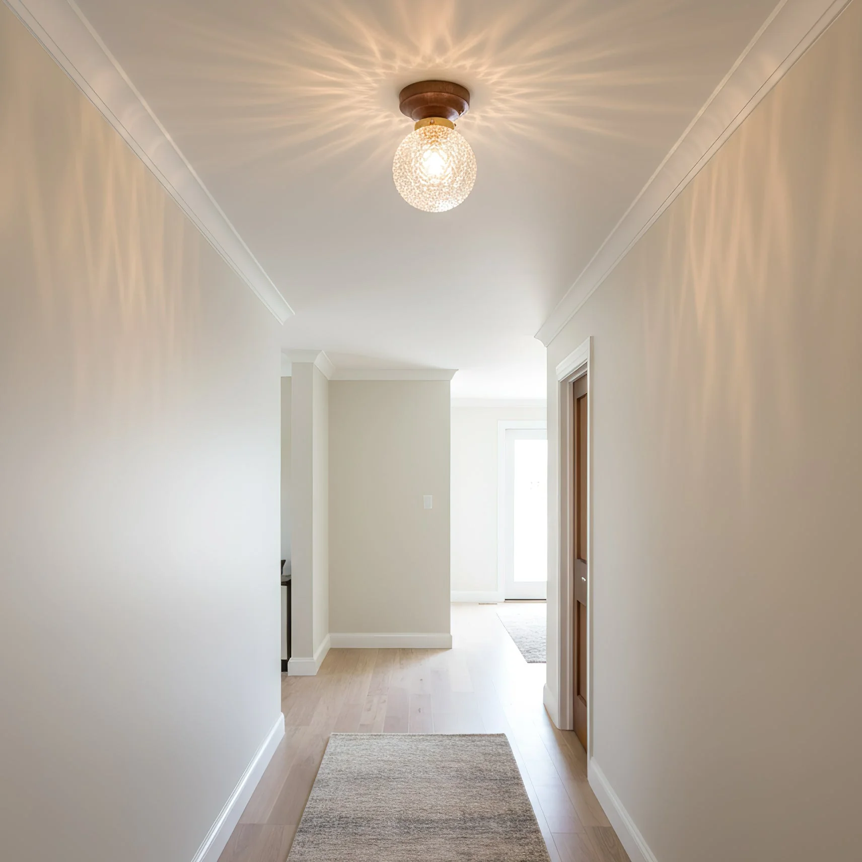 Lumidora Modern Glass Ceiling Light - Image 5
