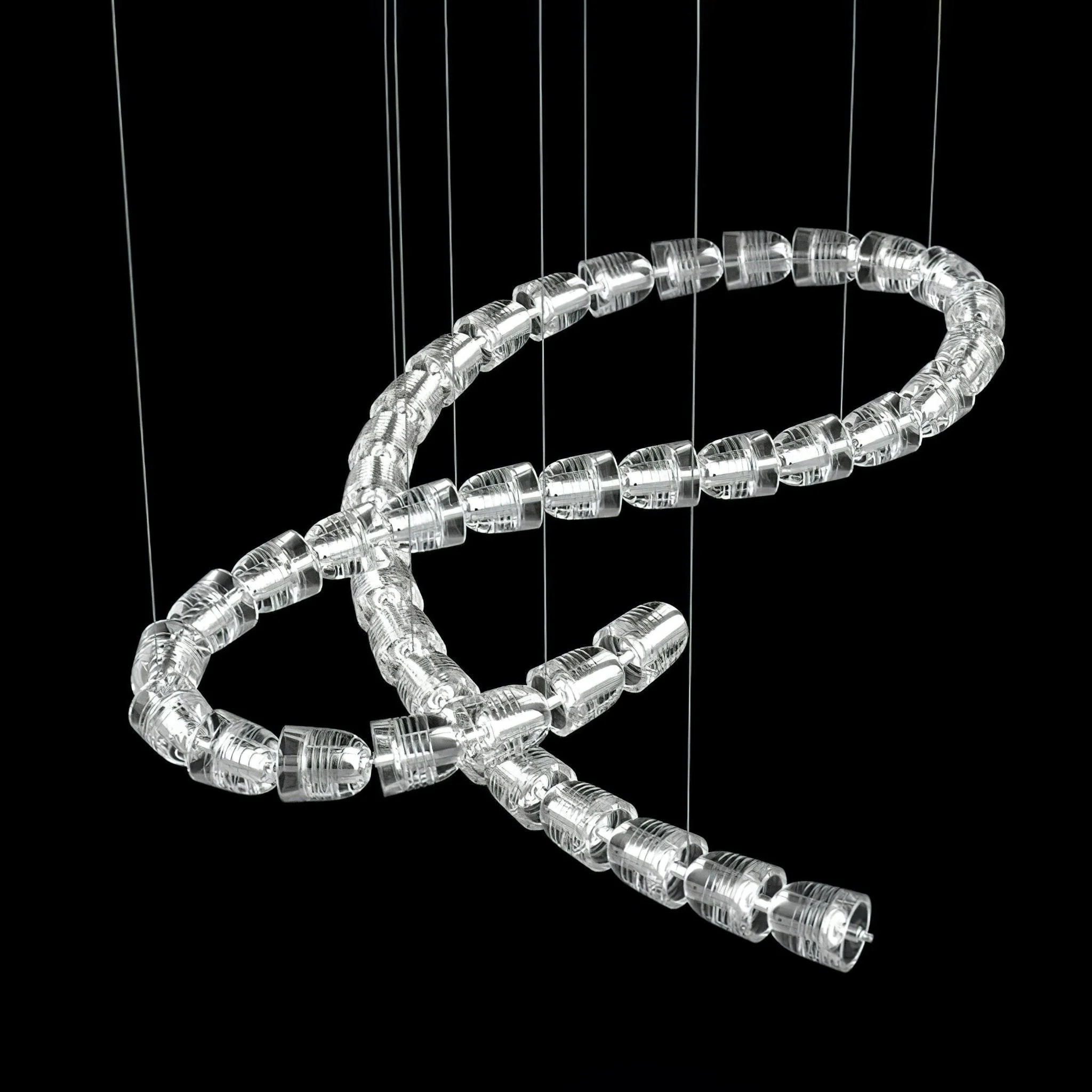 Luminara Crystal Cascade Chandelier - Image 11
