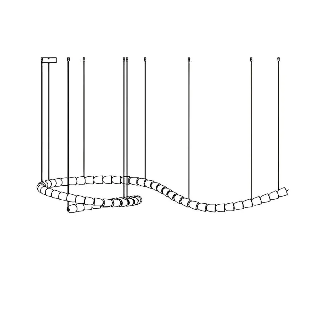 Luminara Crystal Cascade Chandelier - Image 6