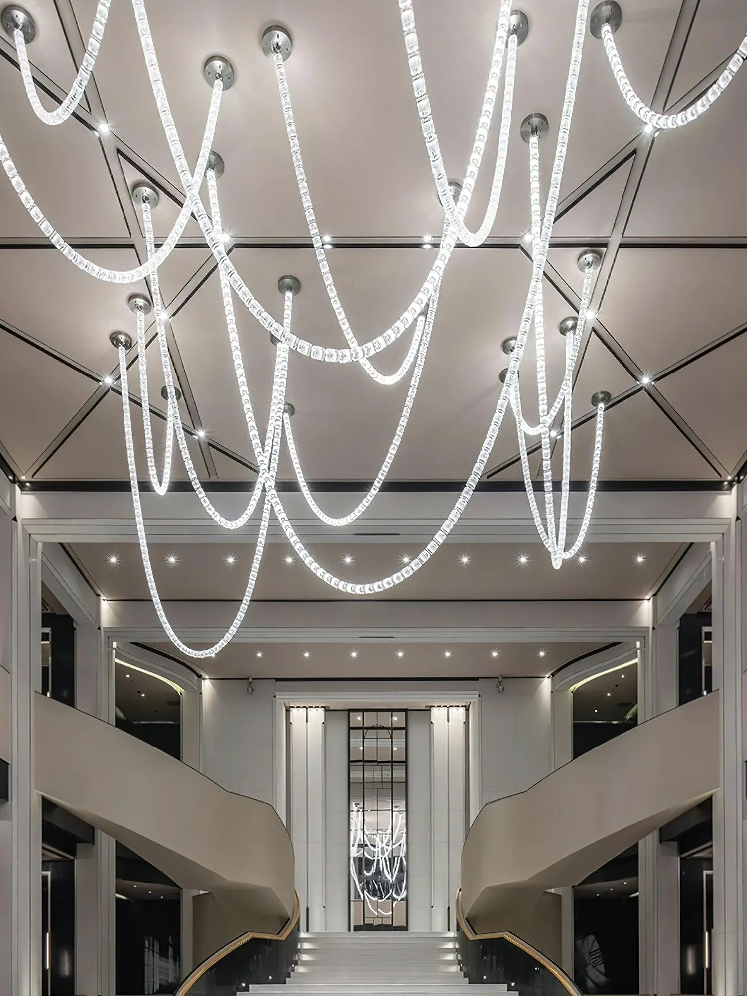 Luminara Crystal Cascade Chandelier - Image 9