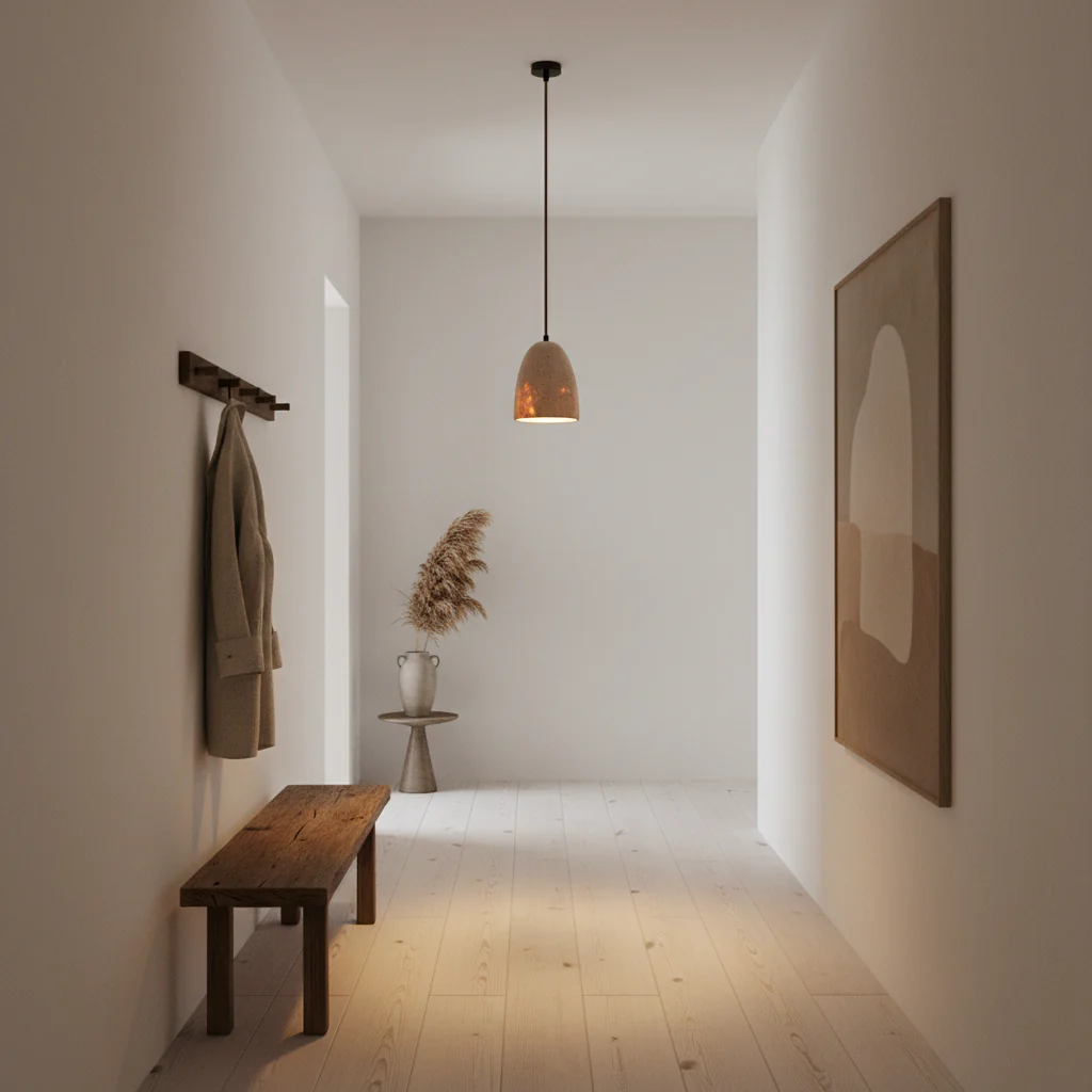 Luminary Stone Wabi-Sabi Travertine Pendant Light - Image 13
