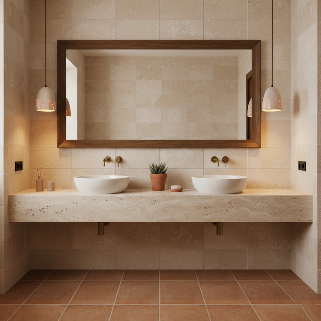 Luminary Stone Wabi-Sabi Travertine Pendant Light - Image 6