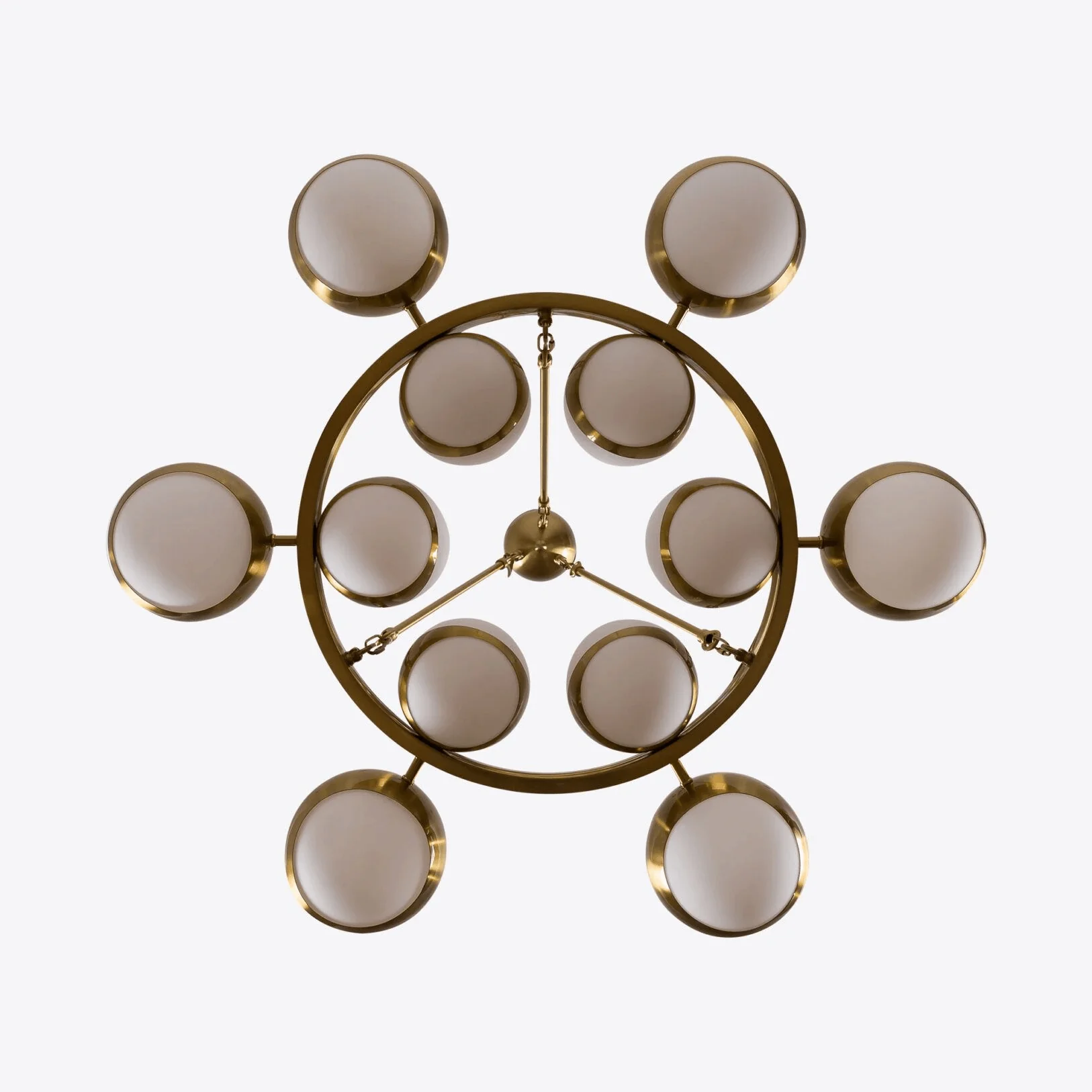 LuminaSphere Modern Brass Chandelier - Image 12
