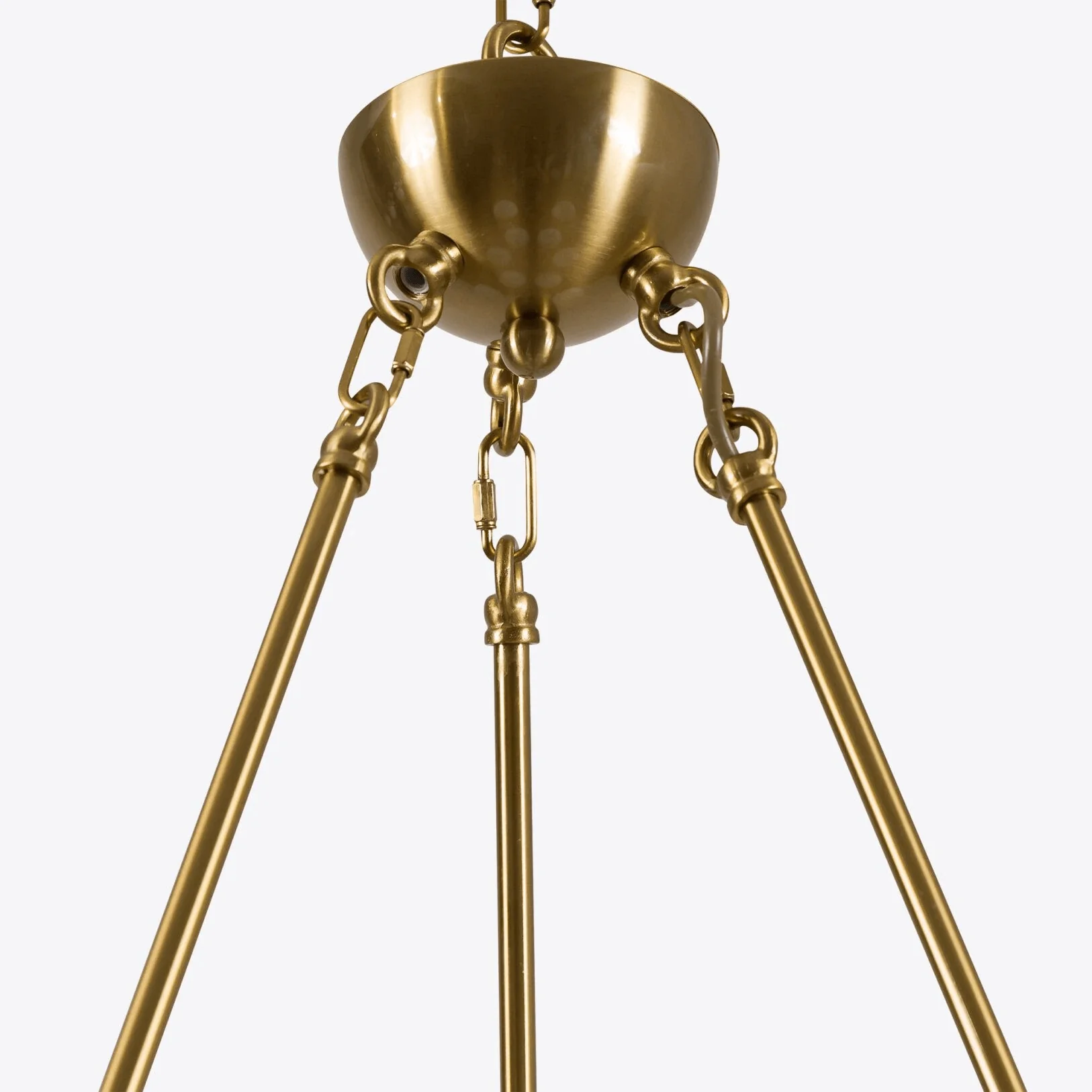 LuminaSphere Modern Brass Chandelier - Image 20
