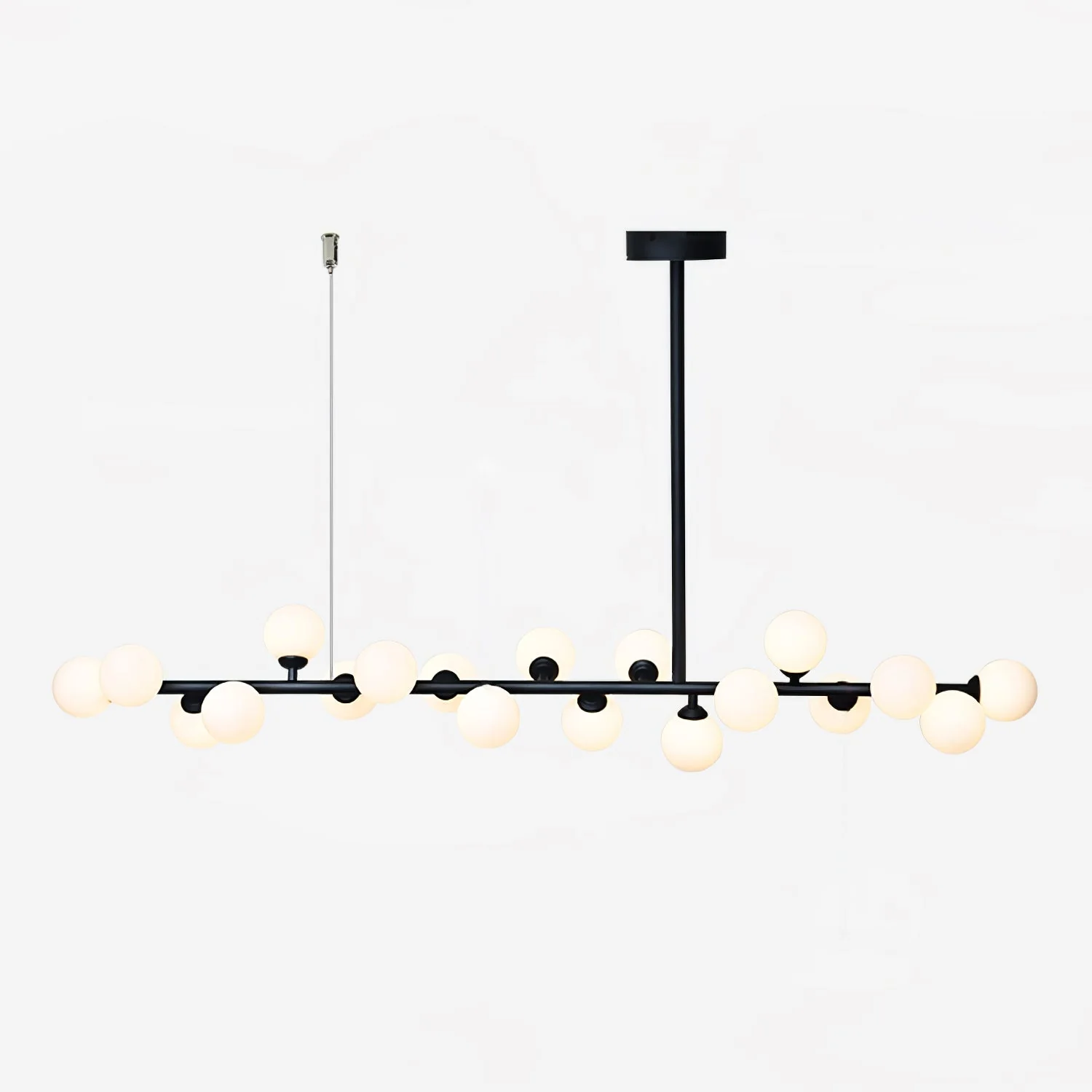 Lumiray Black Linear Globe Pendant Light - Image 12