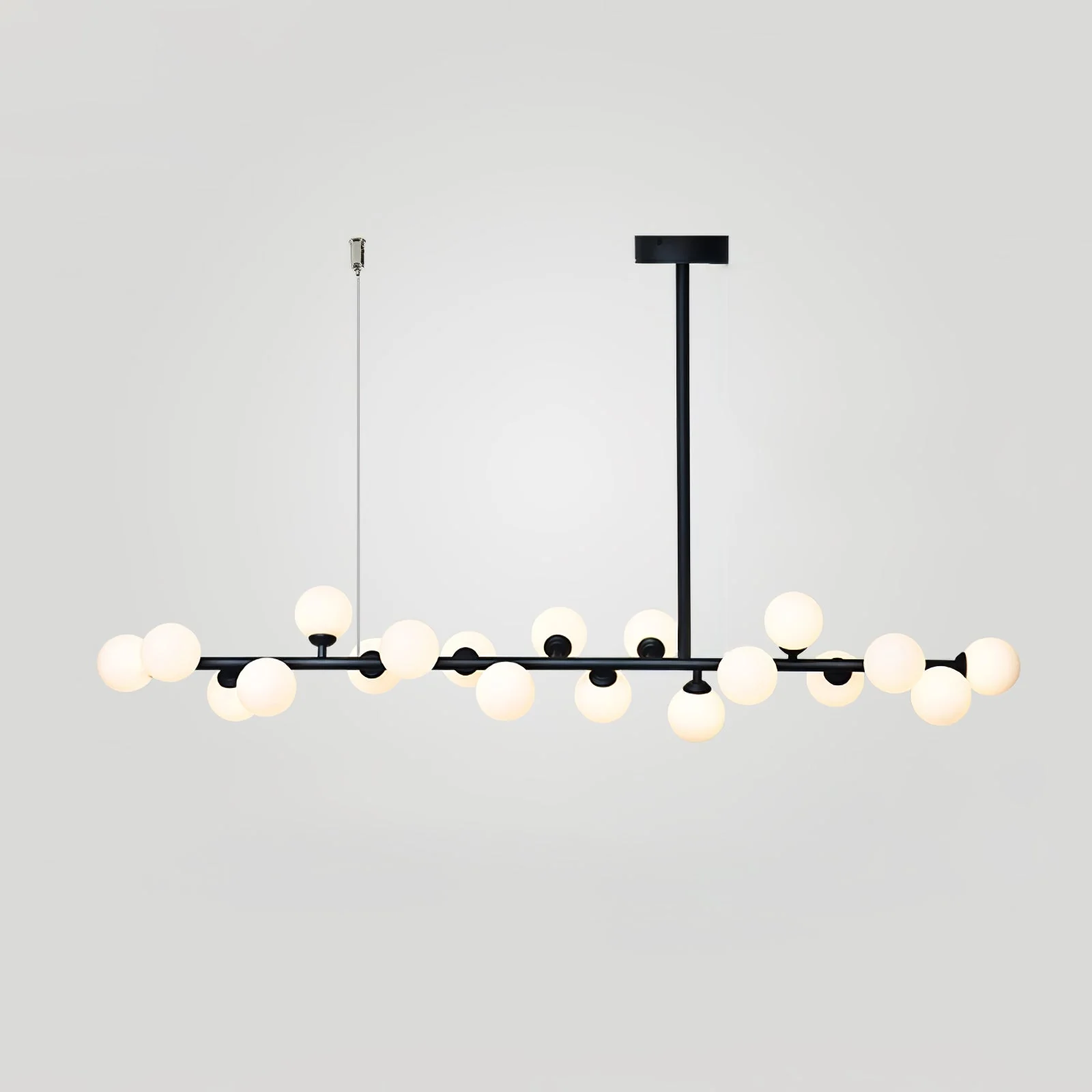 Lumiray Black Linear Globe Pendant Light - Image 14