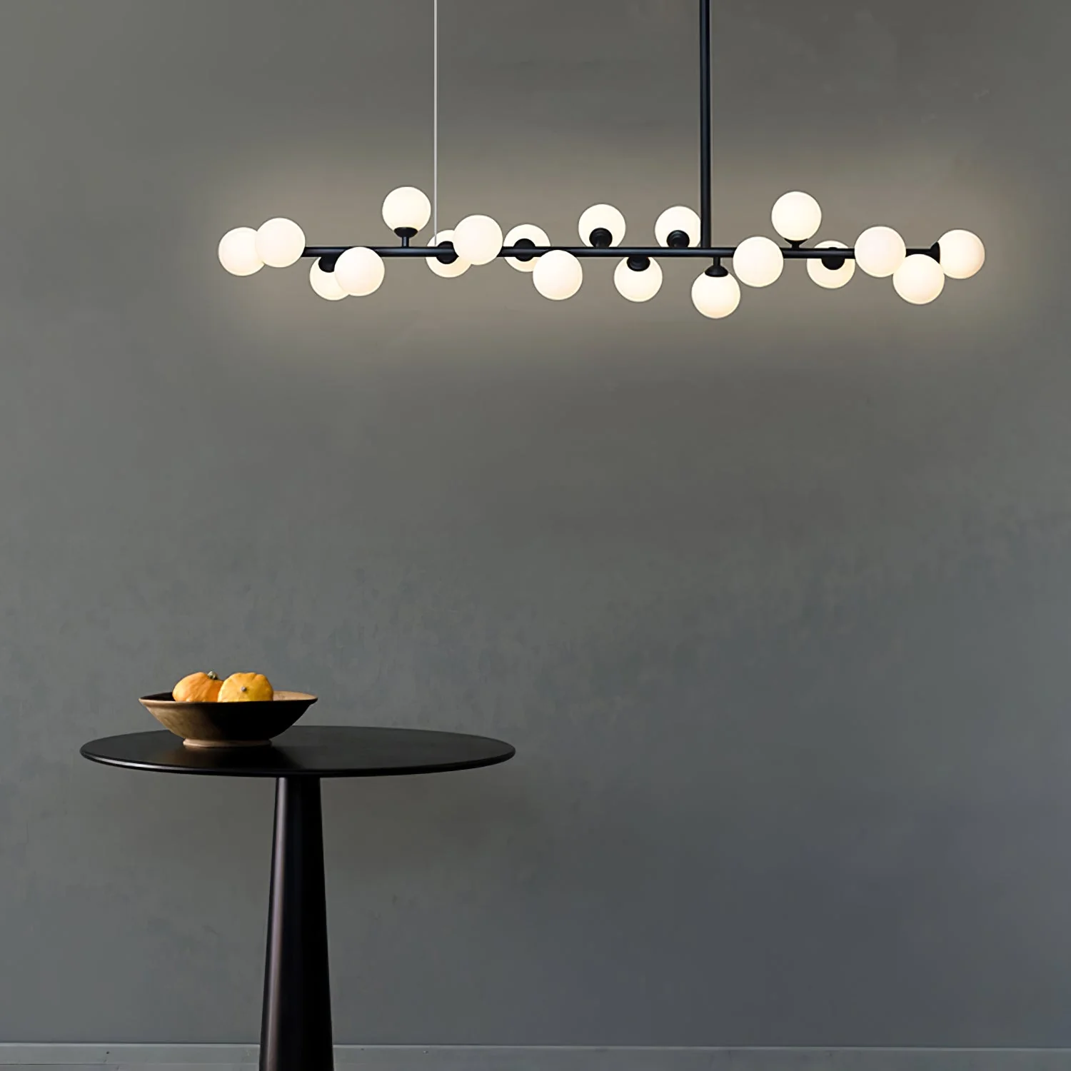 Lumiray Black Linear Globe Pendant Light - Image 16