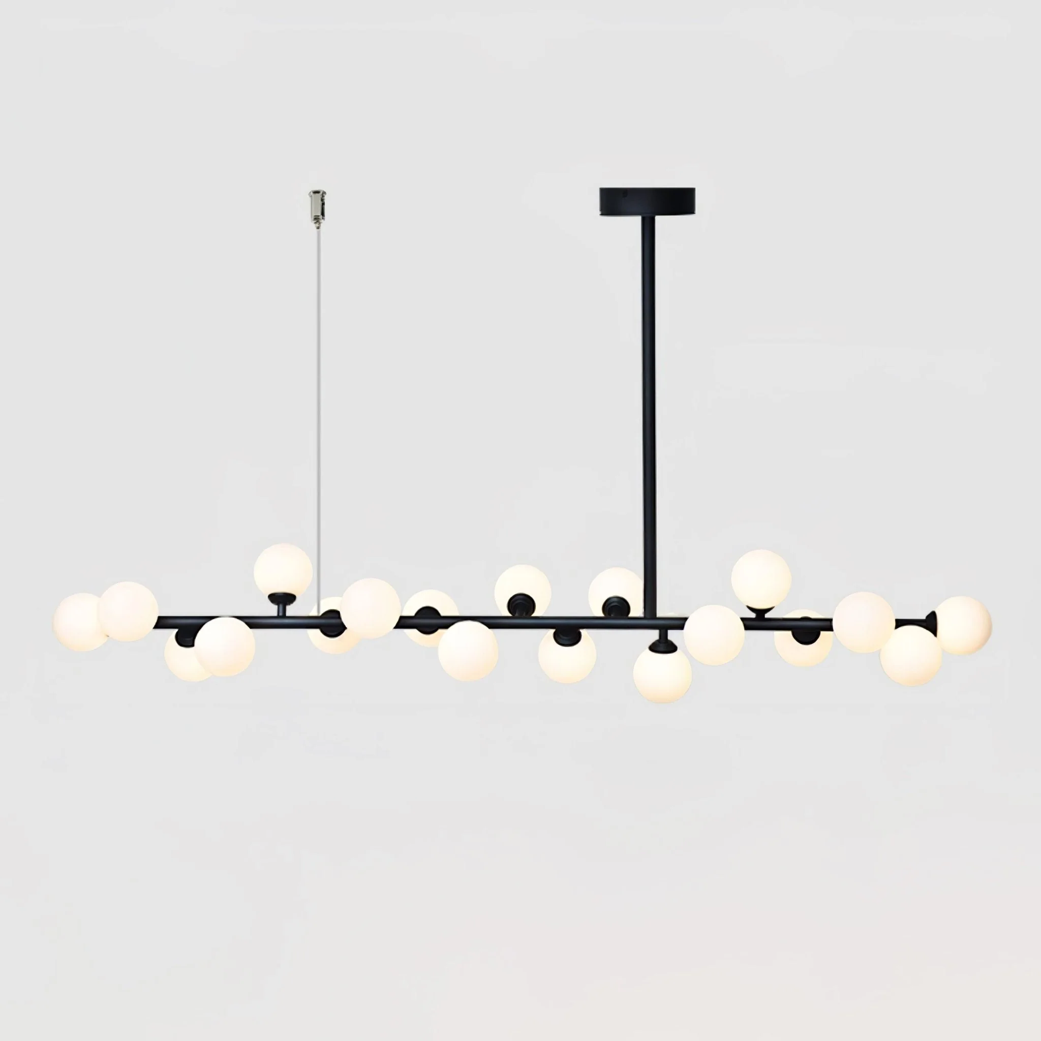 Lumiray Black Linear Globe Pendant Light - Image 4
