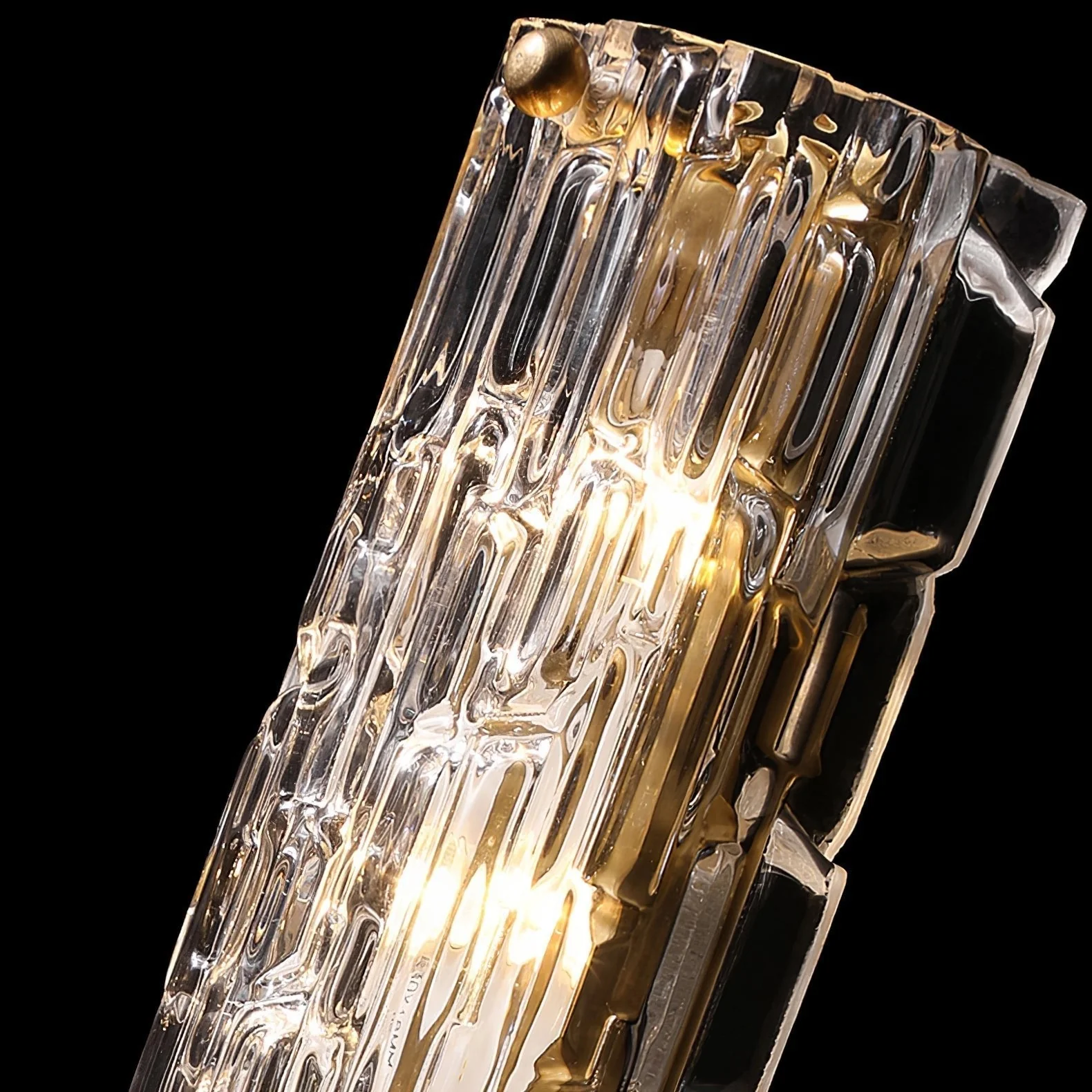 Lumix Brass Glass Glam Wall Lamp - Image 27