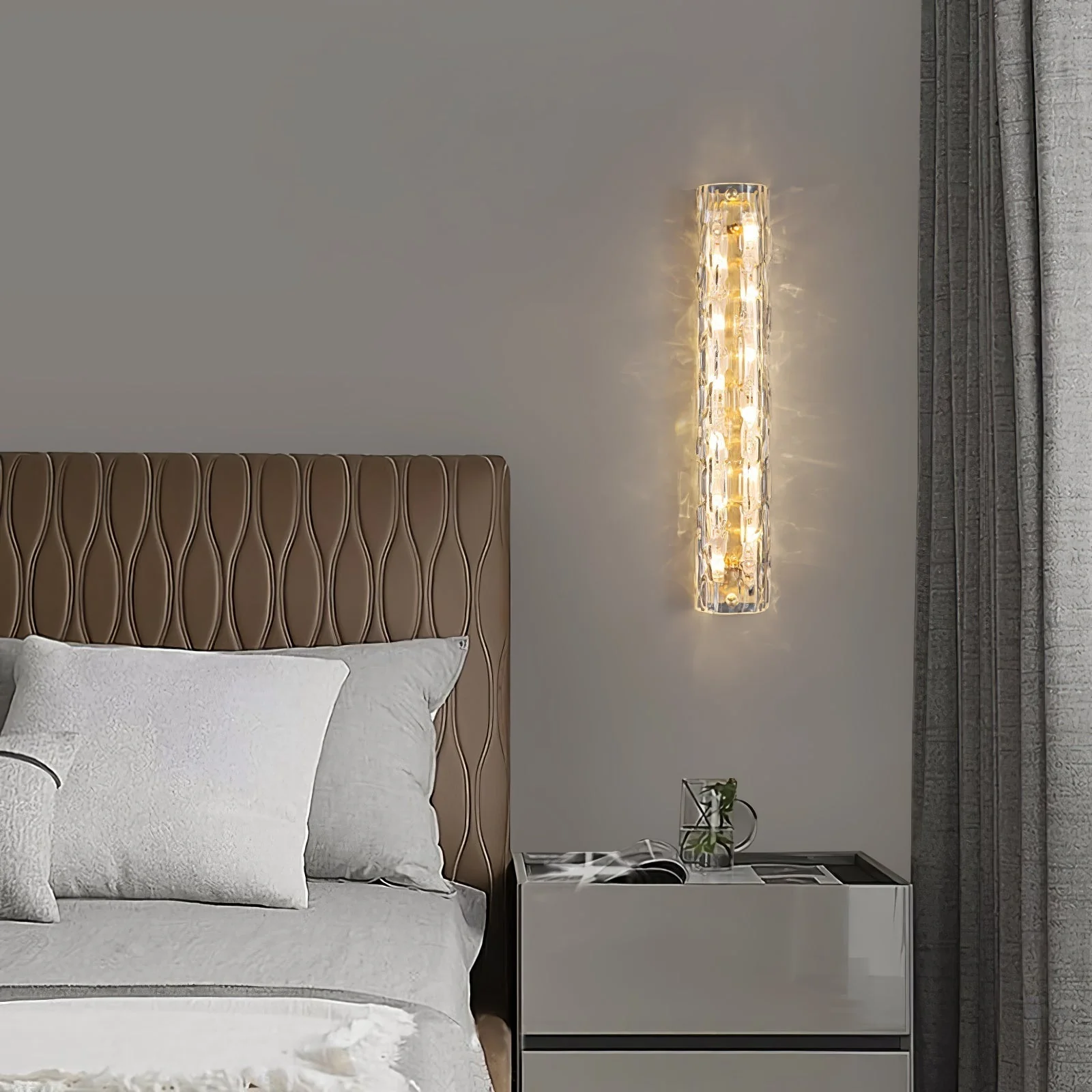 Lumix Brass Glass Glam Wall Lamp - Image 51