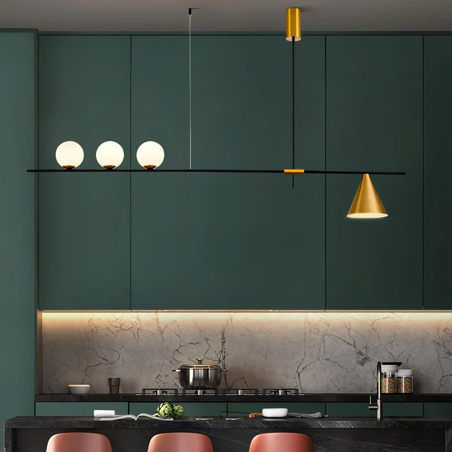 Lumora Contemporary Suspension Light - Image 2