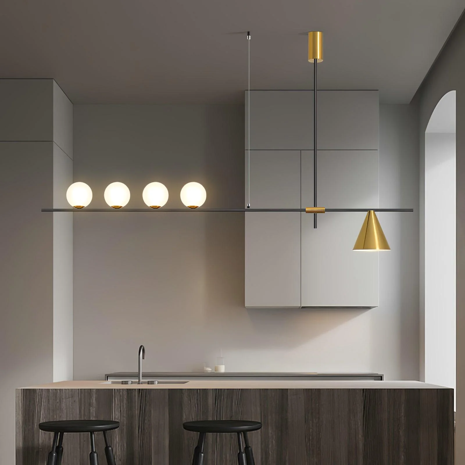 Lumora Contemporary Suspension Light - Image 48