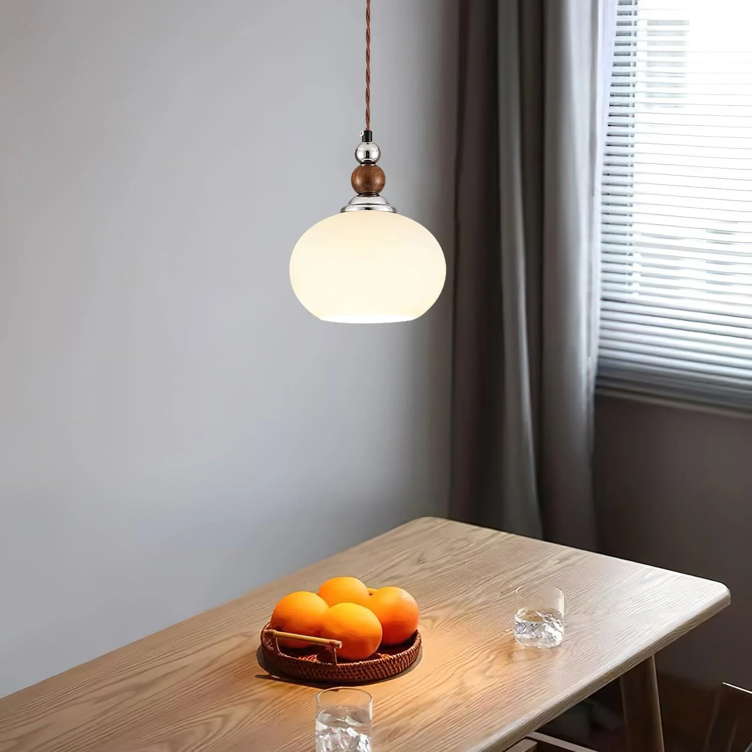 Luna Modern Glass Pendant Lamp - Image 8