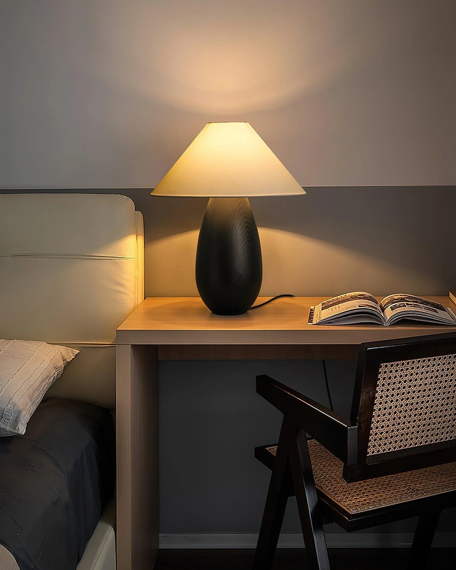 Luna Romantic Wood Table Lamp - Image 13