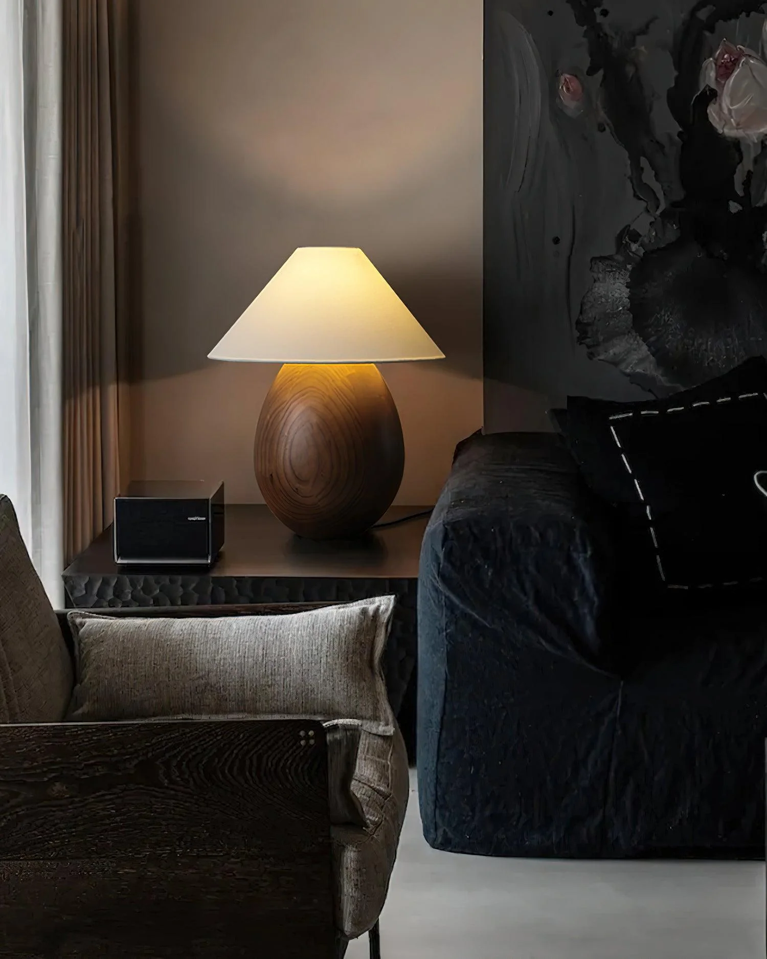 Luna Romantic Wood Table Lamp - Image 15