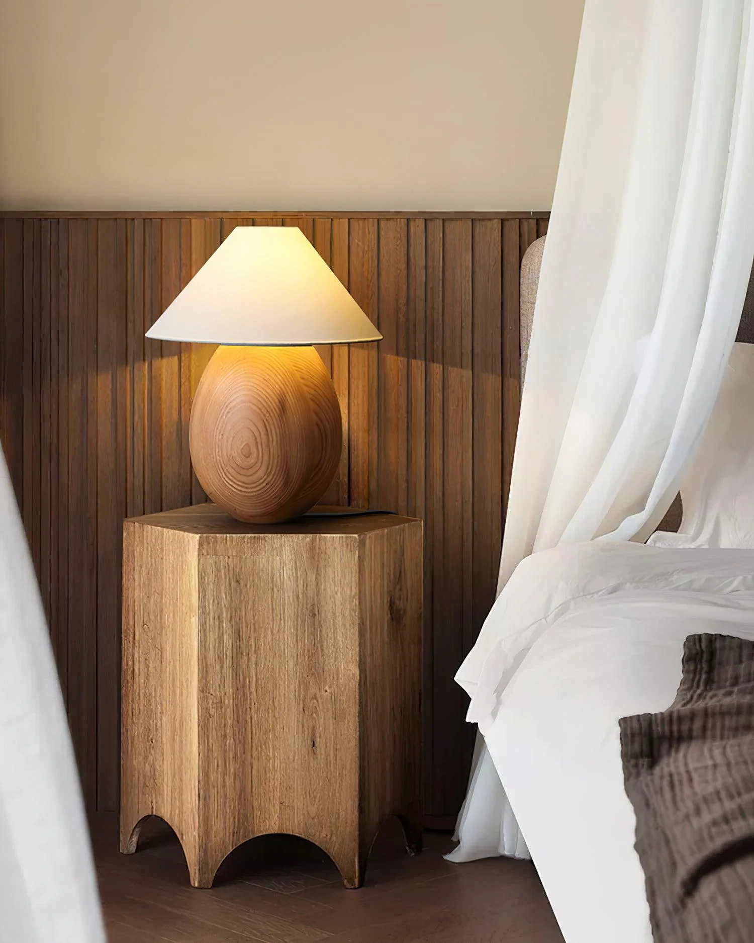 Luna Romantic Wood Table Lamp - Image 16