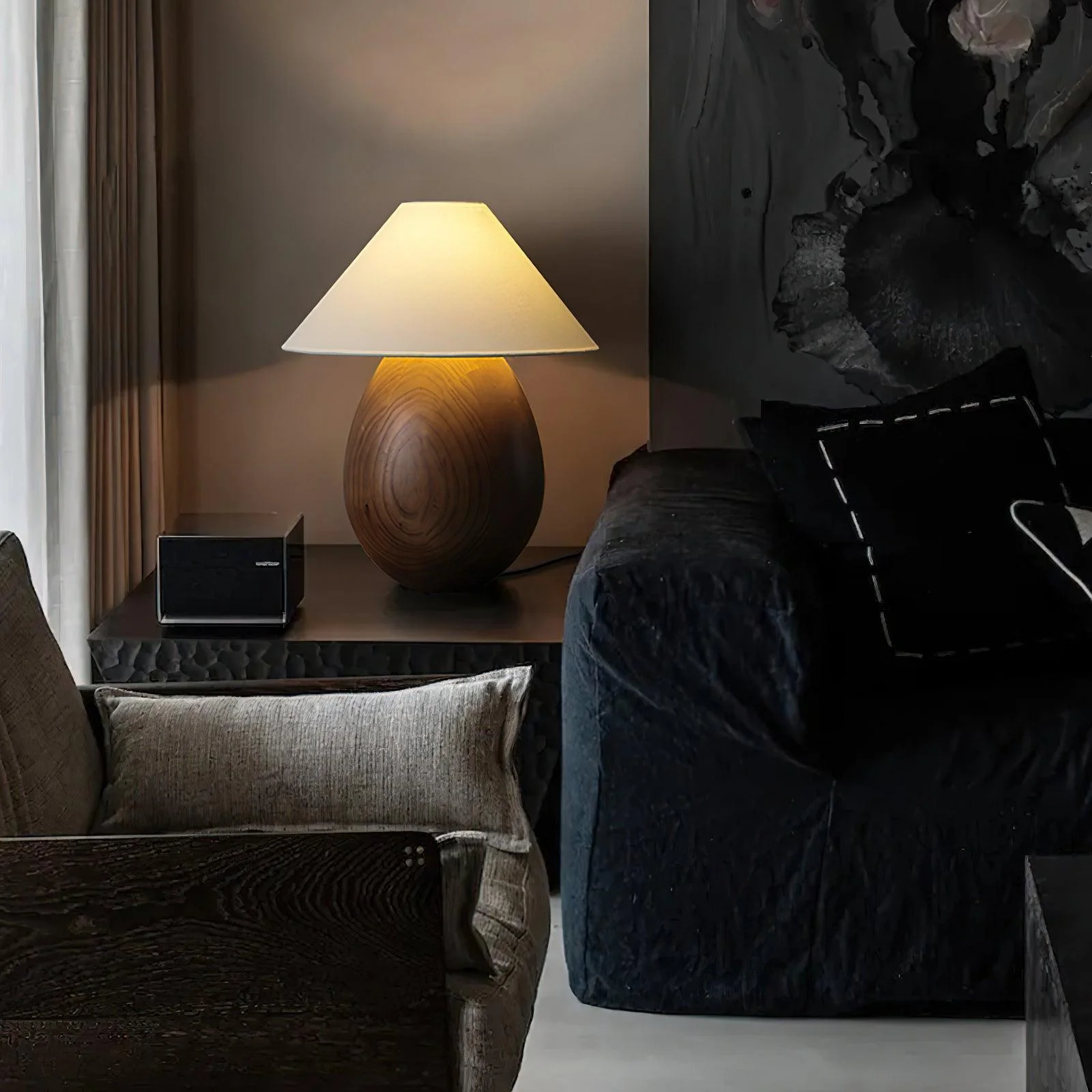 Luna Romantic Wood Table Lamp - Image 6