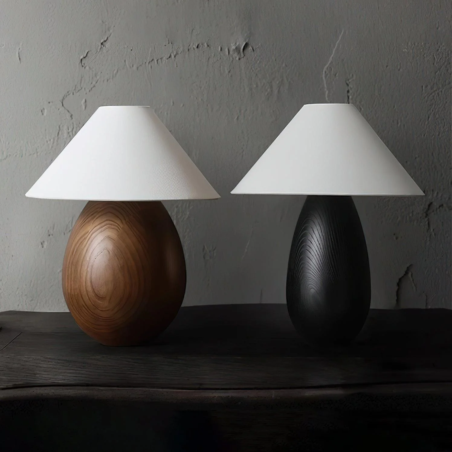 Luna Romantic Wood Table Lamp - Image 9