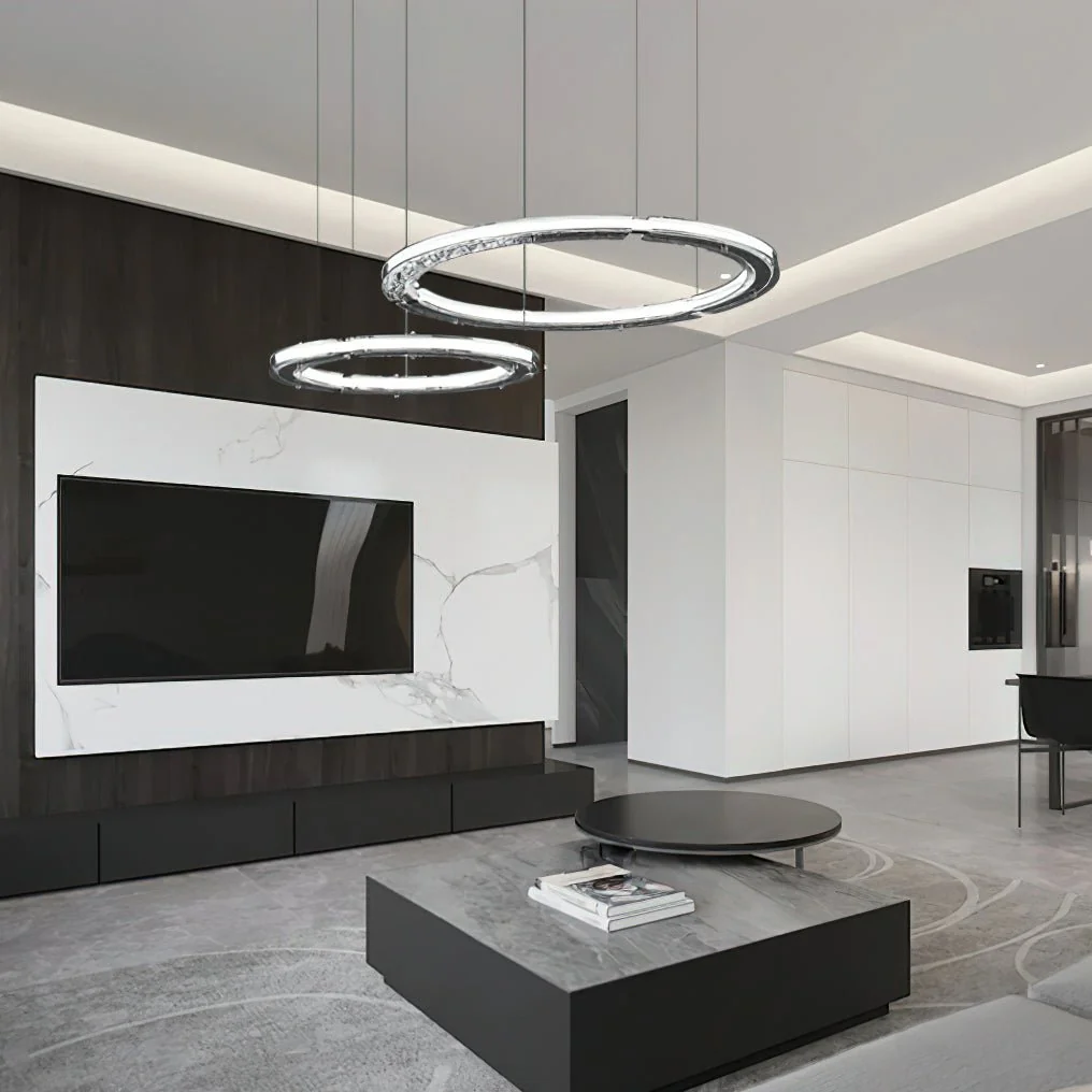 Lunara Dual-Ring Crystal Chandelier - Image 16