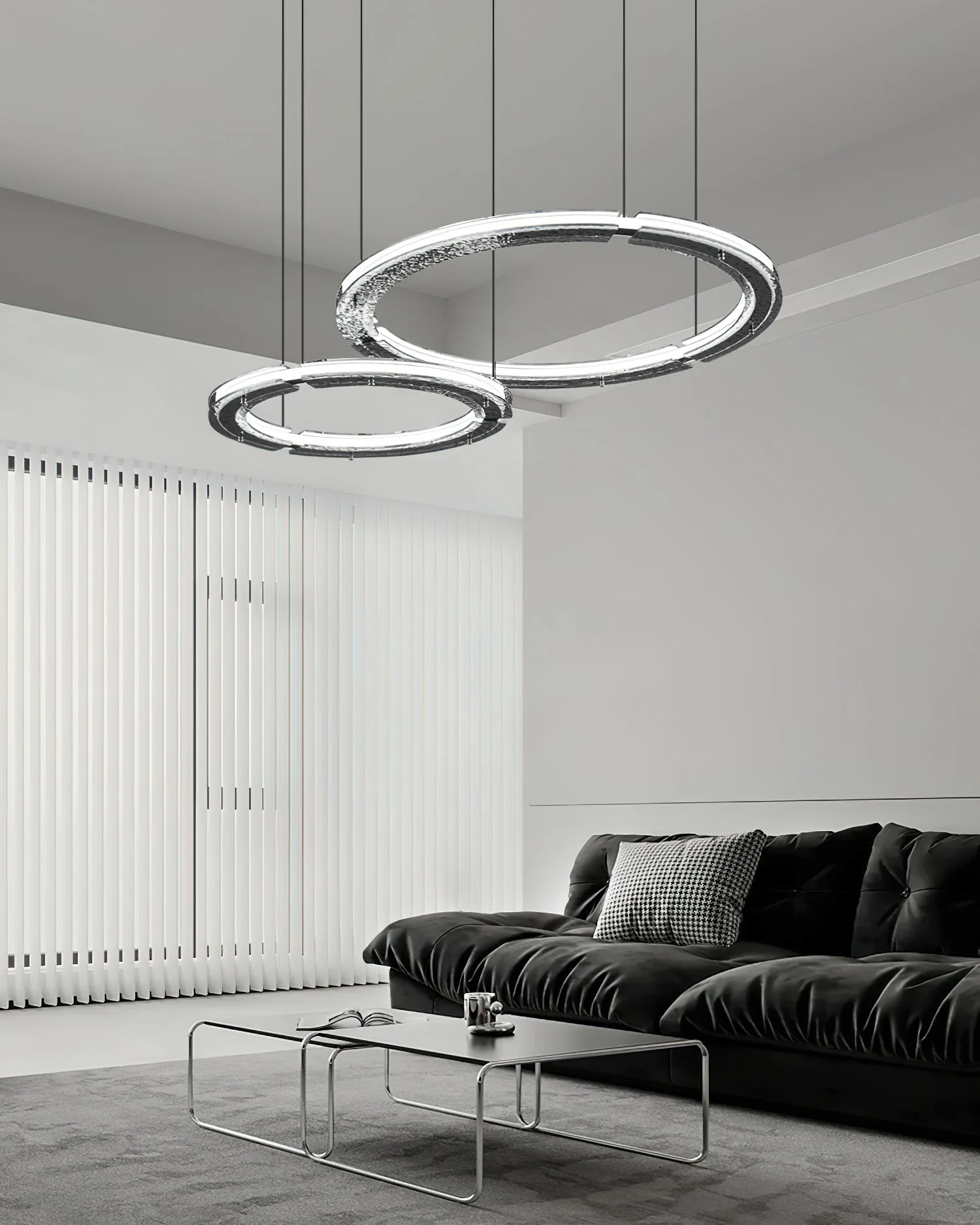 Lunara Dual-Ring Crystal Chandelier - Image 20