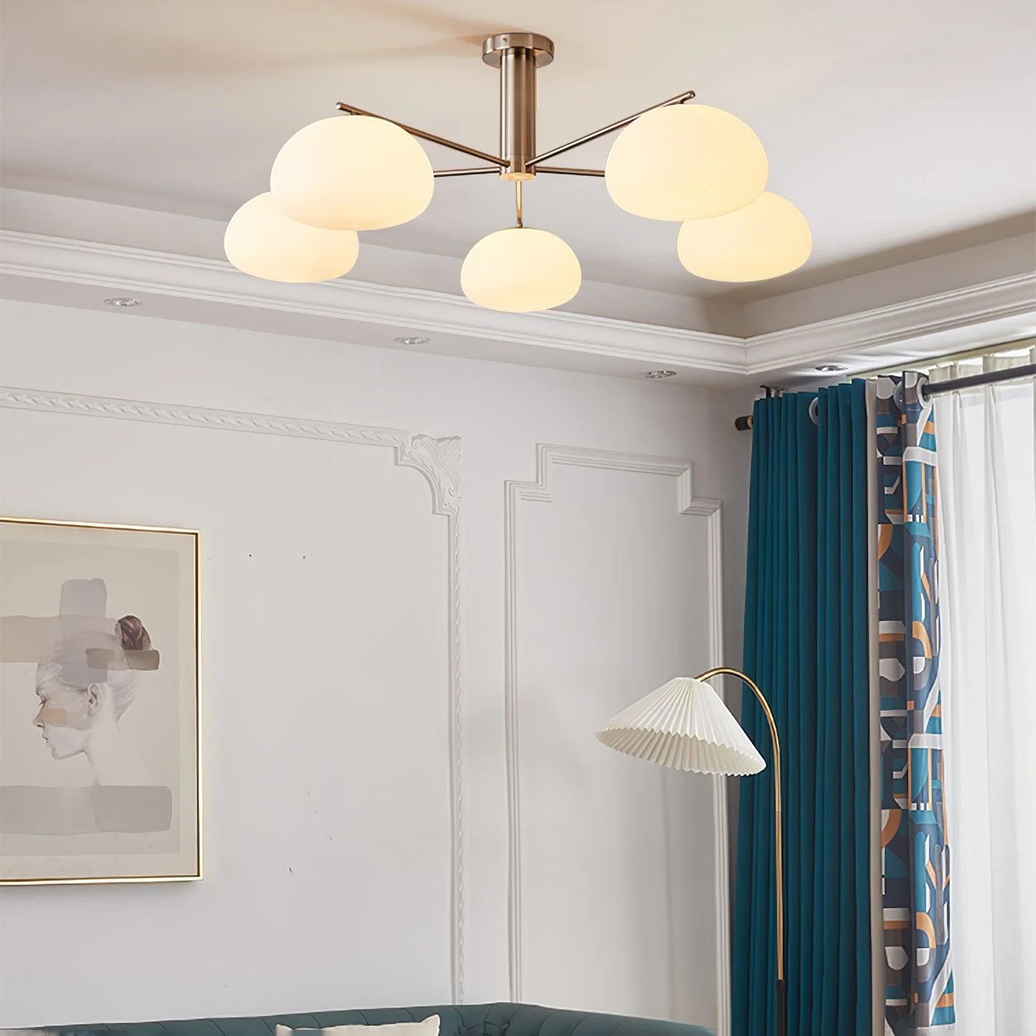 Lunara Luxe Glass Chandelier - Image 11