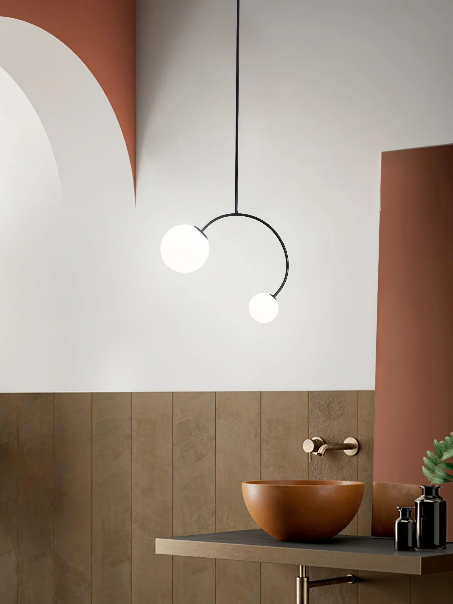 Lunarise Scandinavian Pendant Lamp - Image 11