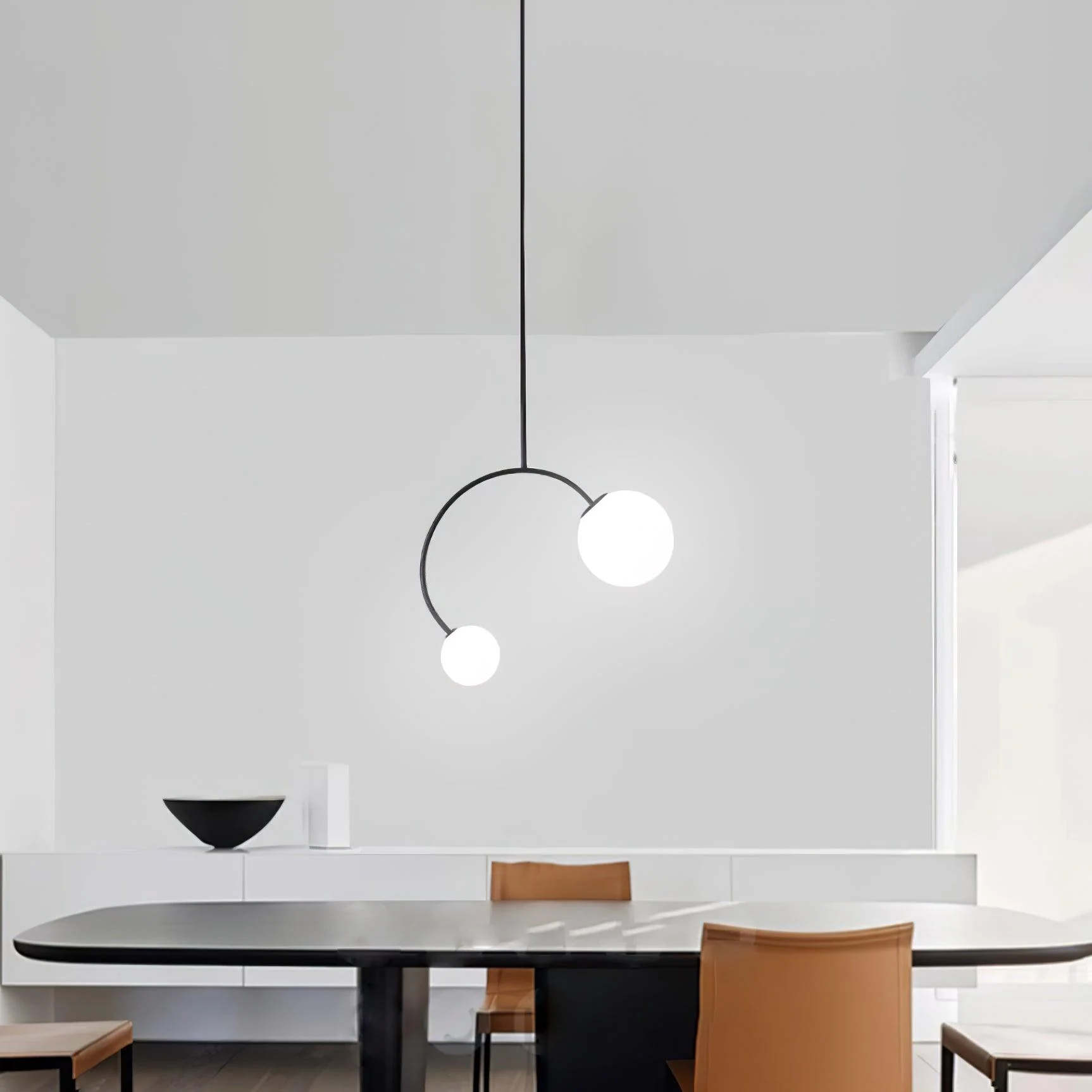 Lunarise Scandinavian Pendant Lamp - Image 4