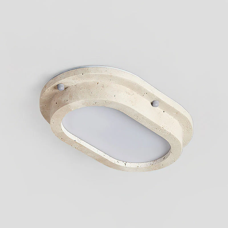 Lunaro Wabi-Sabi Travertine Ceiling Light - Image 11