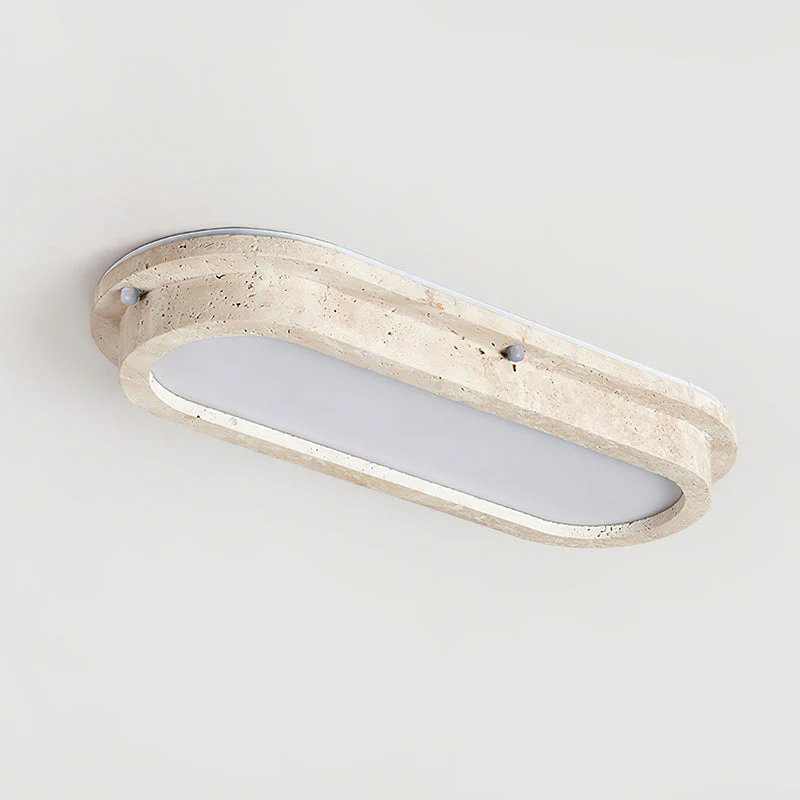Lunaro Wabi-Sabi Travertine Ceiling Light - Image 14