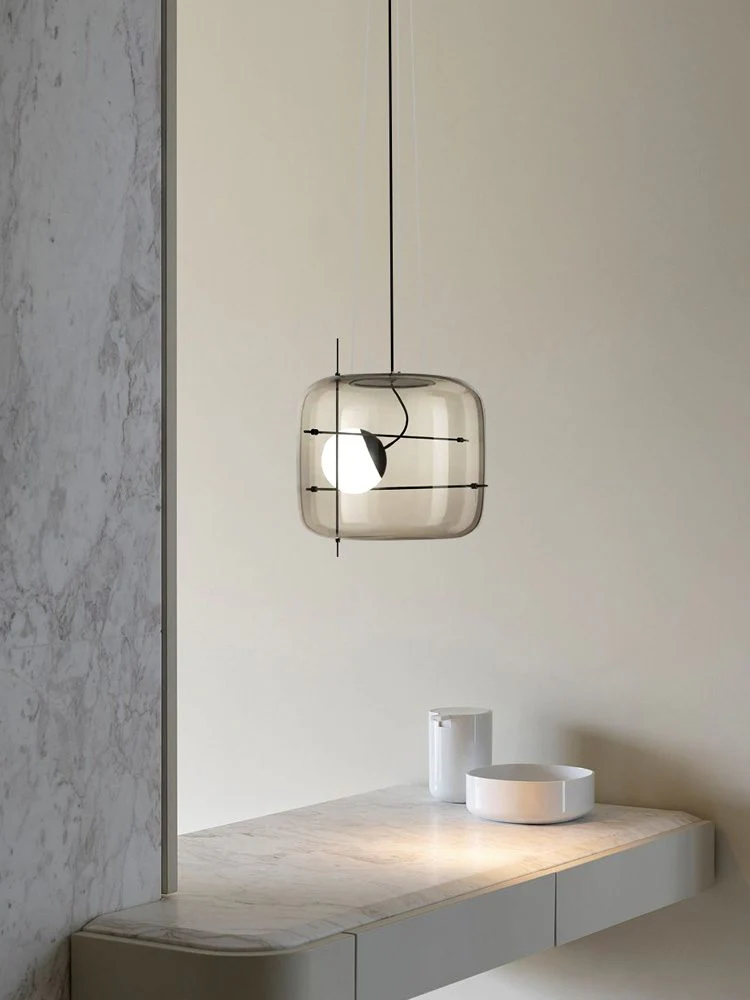 Lune Glass Contemporary Pendant Light - Image 17
