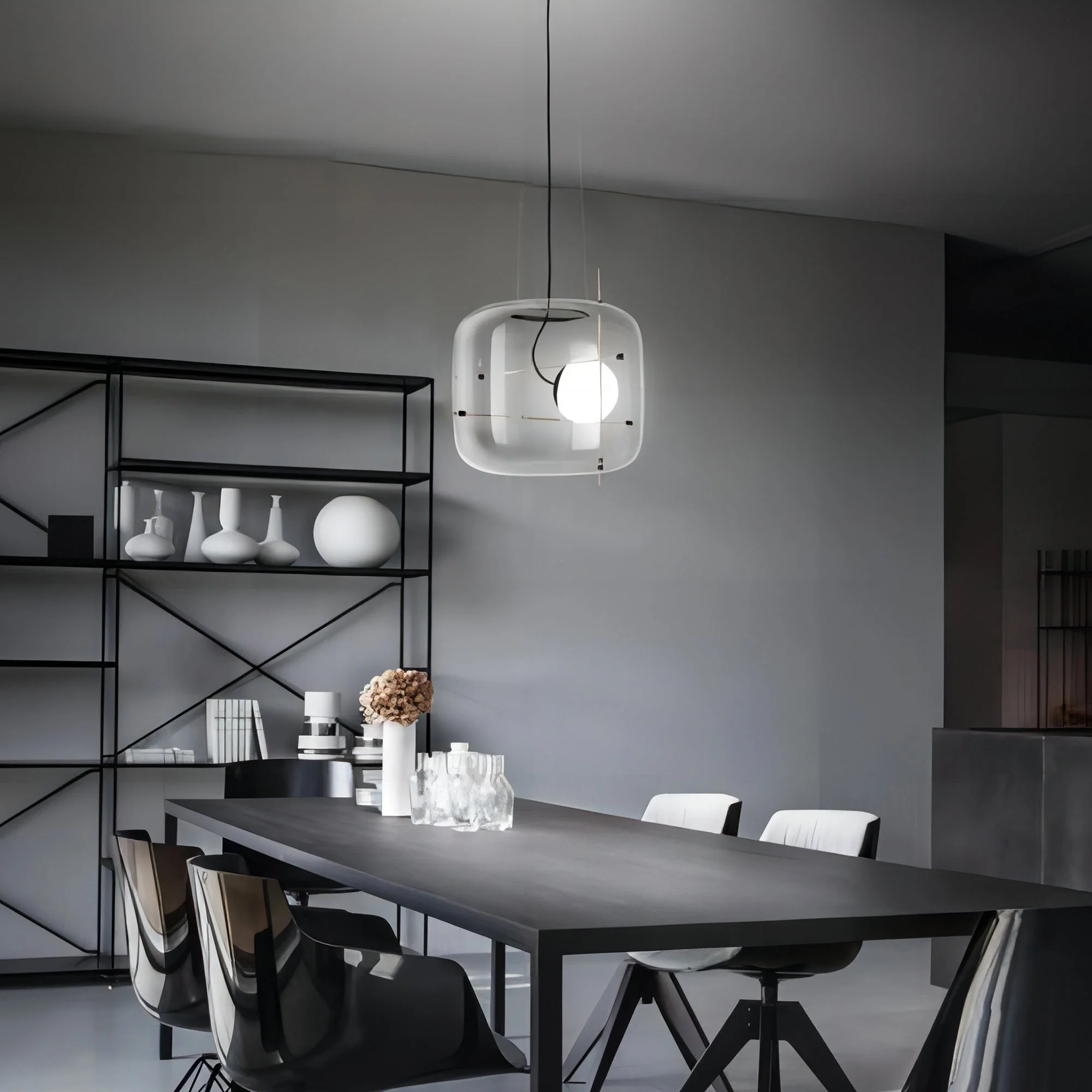 Lune Glass Contemporary Pendant Light - Image 19