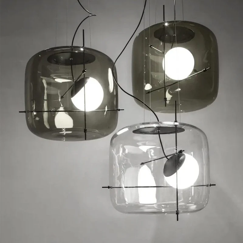 Lune Glass Contemporary Pendant Light - Image 2