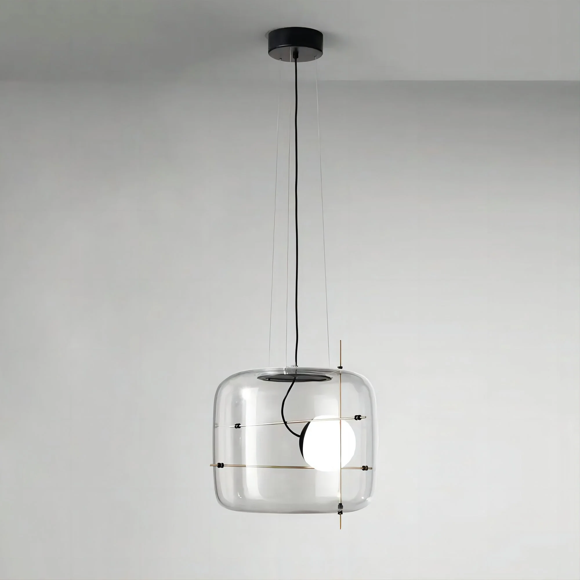 Lune Glass Contemporary Pendant Light - Image 22