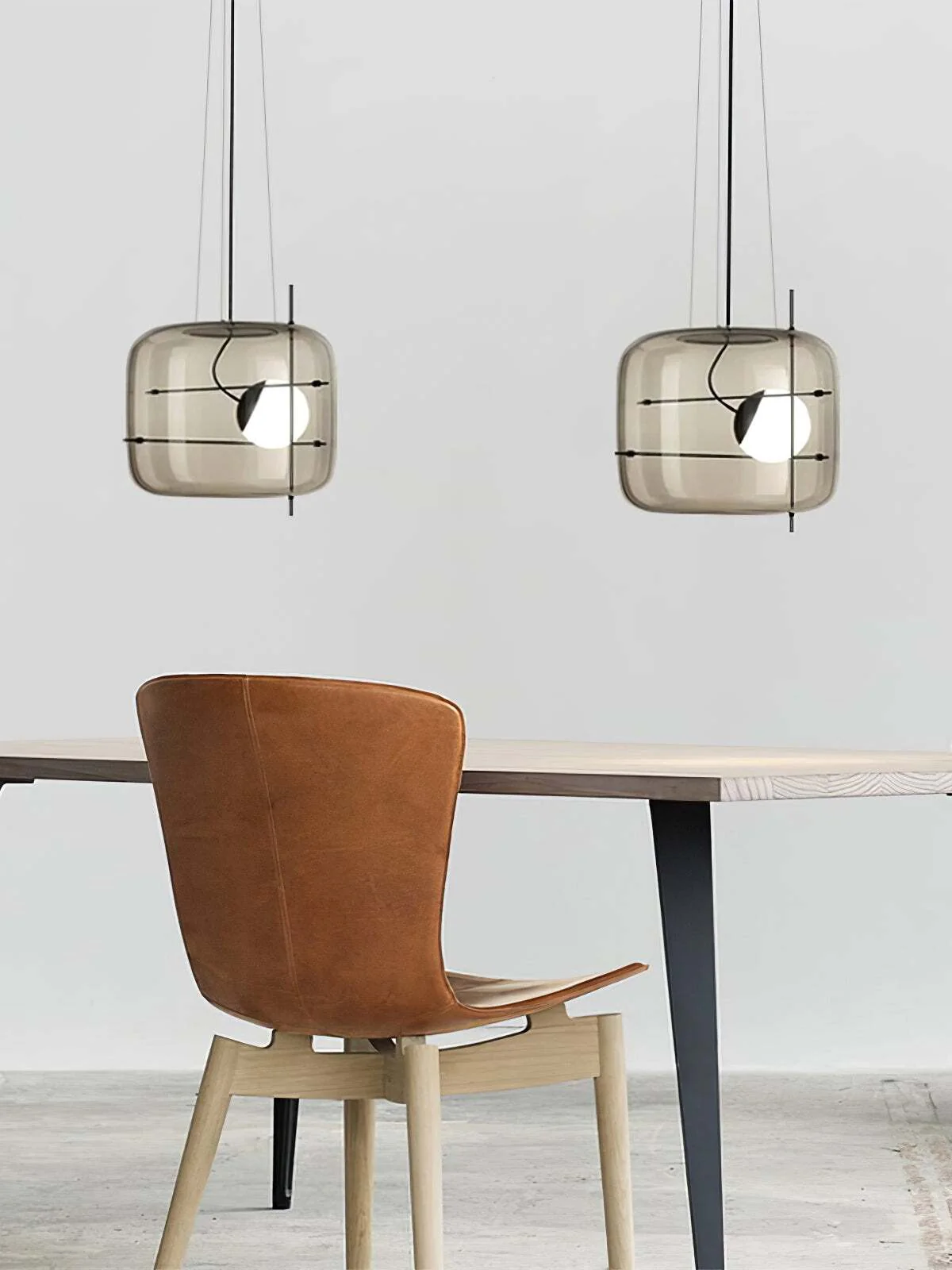 Lune Glass Contemporary Pendant Light - Image 23