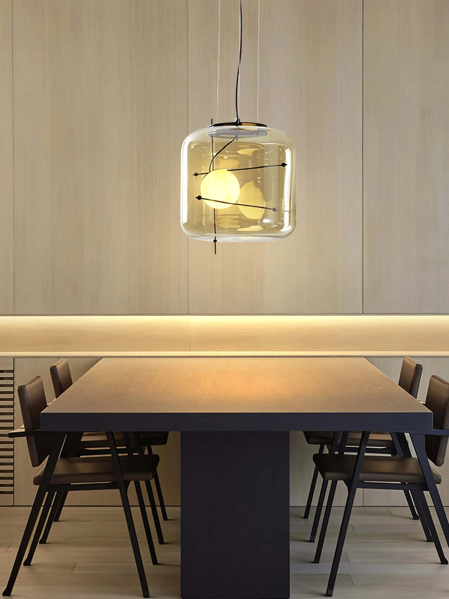 Lune Glass Contemporary Pendant Light - Image 27