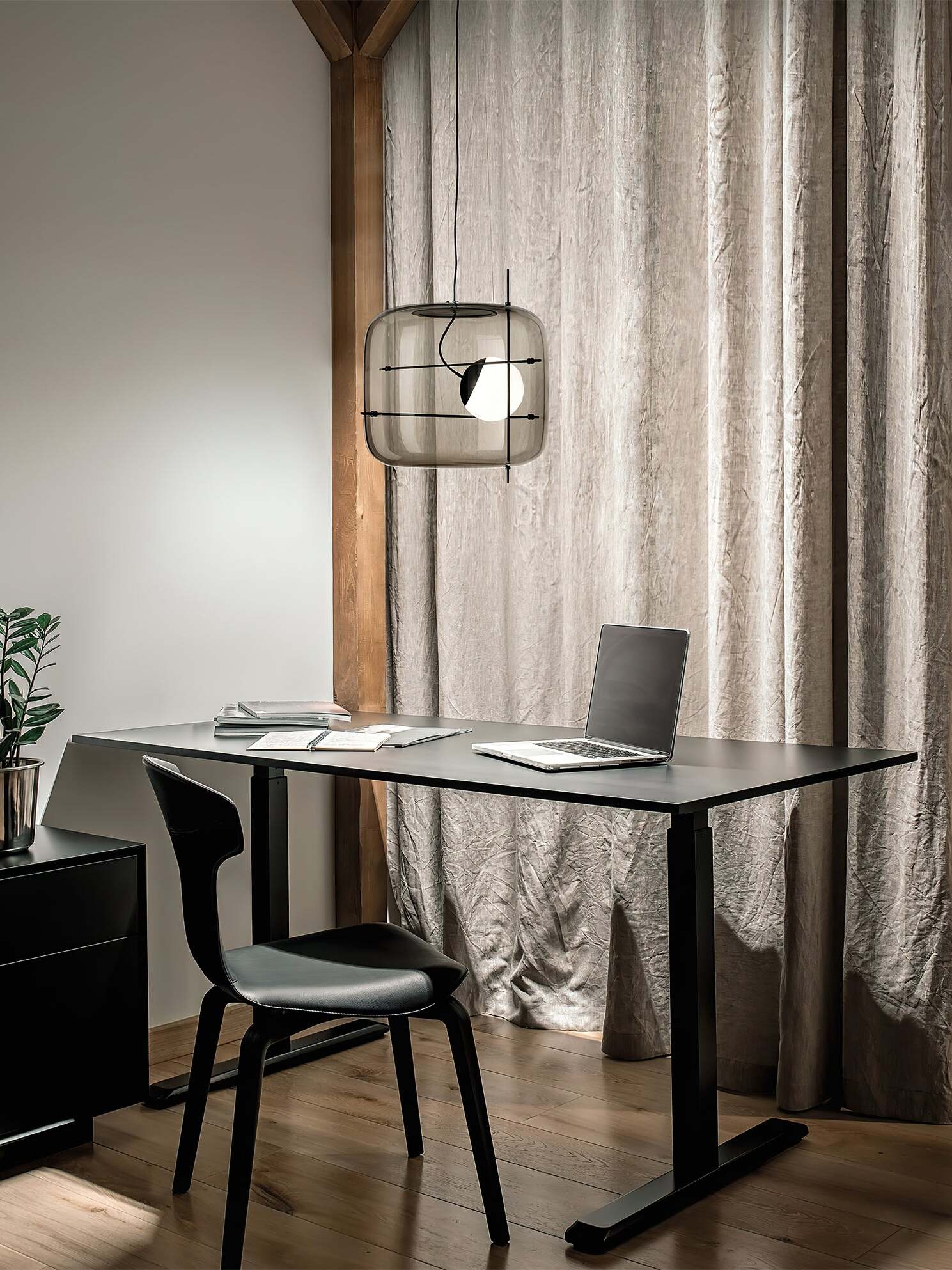 Lune Glass Contemporary Pendant Light - Image 34