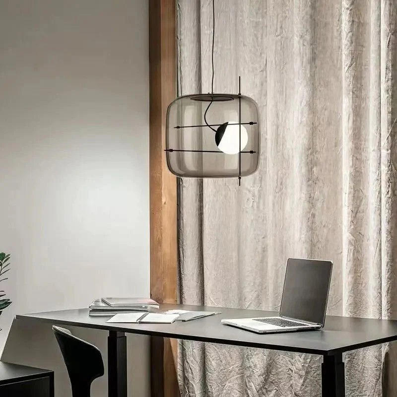 Lune Glass Contemporary Pendant Light - Image 40