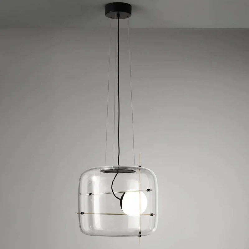 Lune Glass Contemporary Pendant Light - Image 6