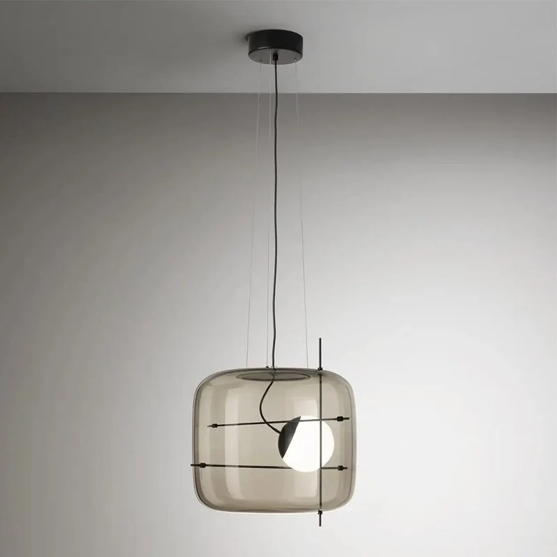 Lune Glass Contemporary Pendant Light - Image 7