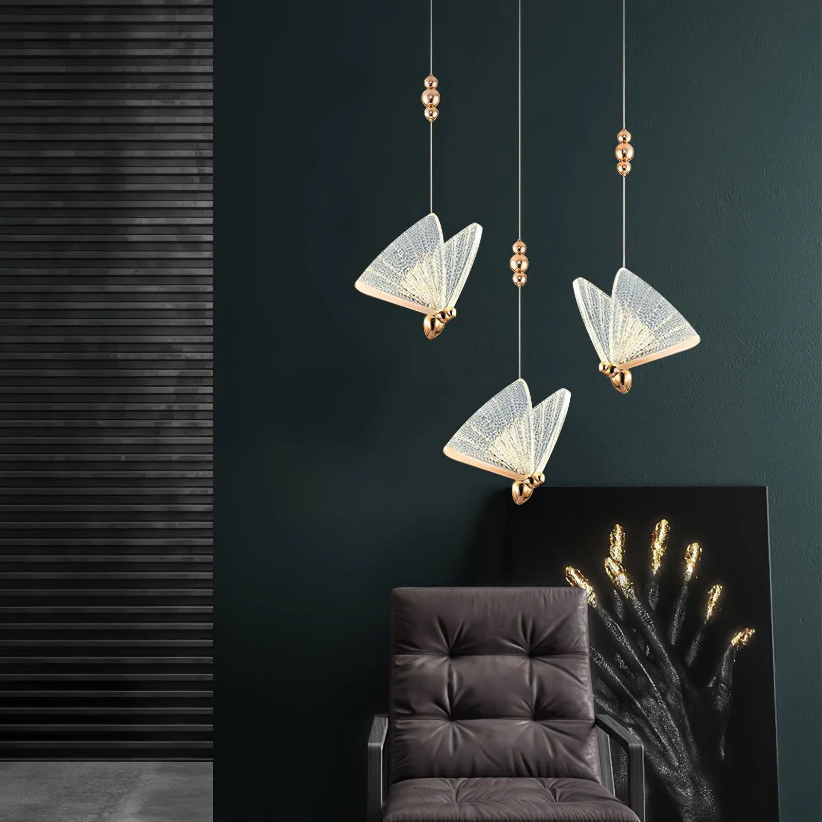 Lunora Modern Butterfly Pendant Light - Image 23
